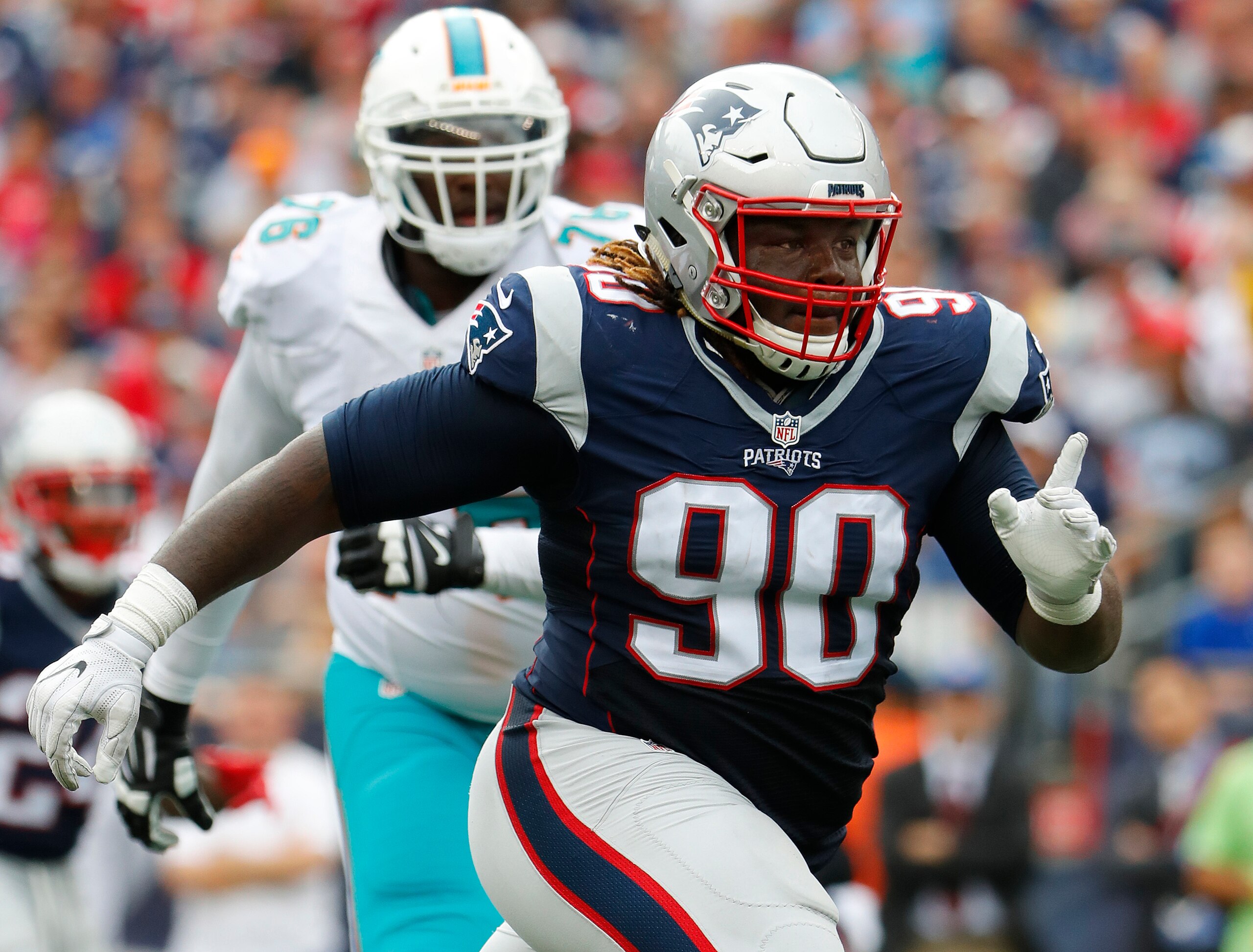 Big, athletic defenders like Malcom Brown help give the Patriots one of the best defensive fronts in the NFL. Big, athletic defenders like Malcom Brown help give the Patriots one of the best defensive fronts in the NFL.