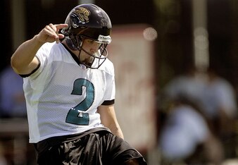 It's a good thing Chris Hanson punted well, because he wasn't much of a lumberjack.