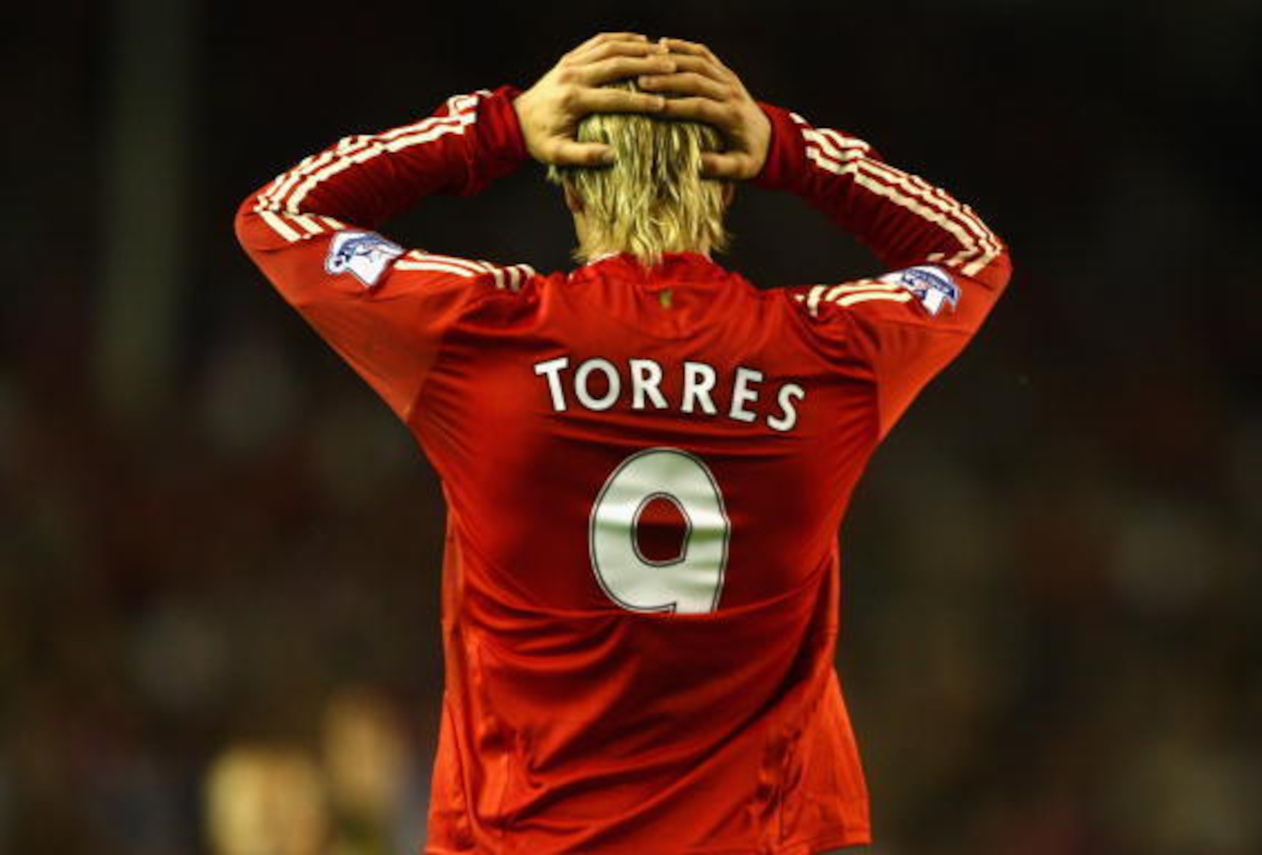 Fernando Torres, Liverpool's No. 9 (according to the chant).