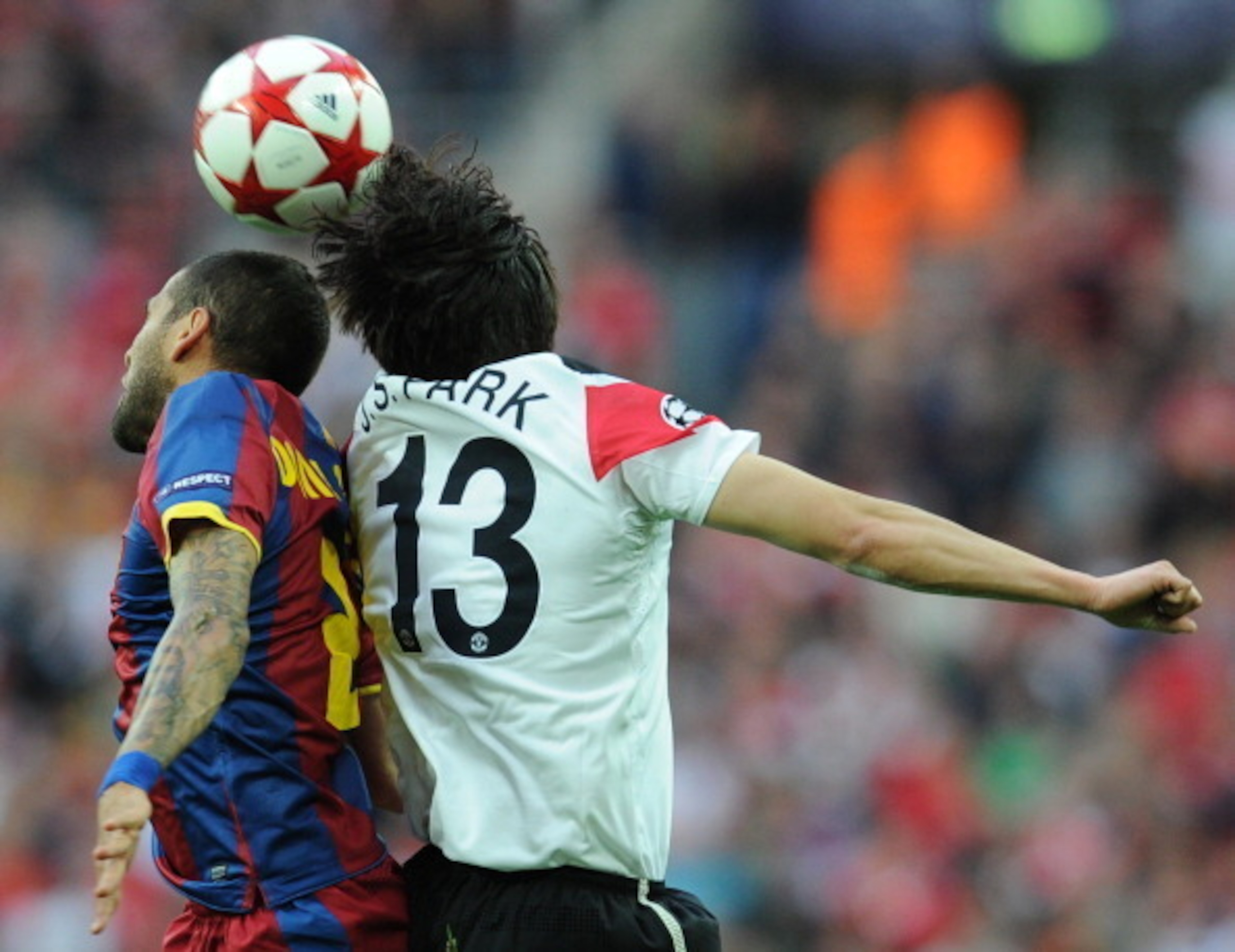 Park goes head-to-head with Dani Alves. Park goes head-to-head with Dani Alves.