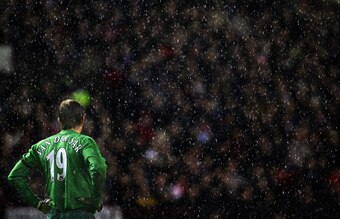 Van der Sar's first season at United saw him sport an unusual number...