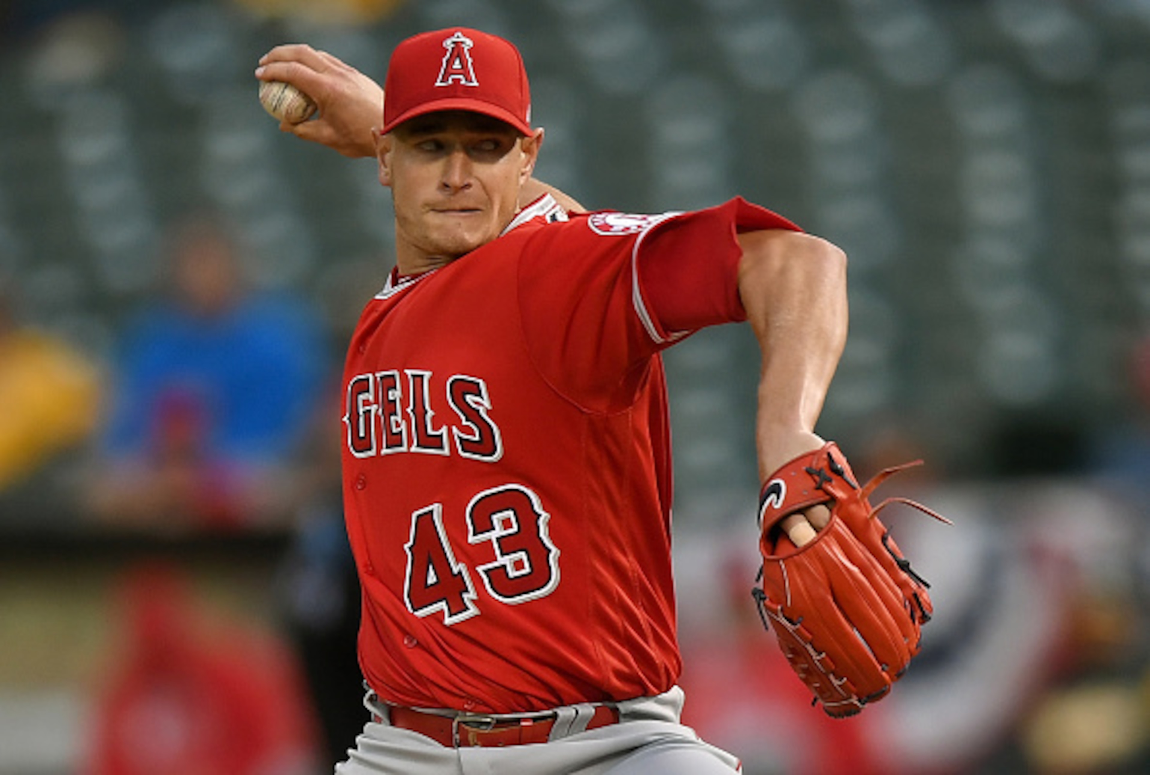 Los Angeles Angels right-hander Garrett Richards.