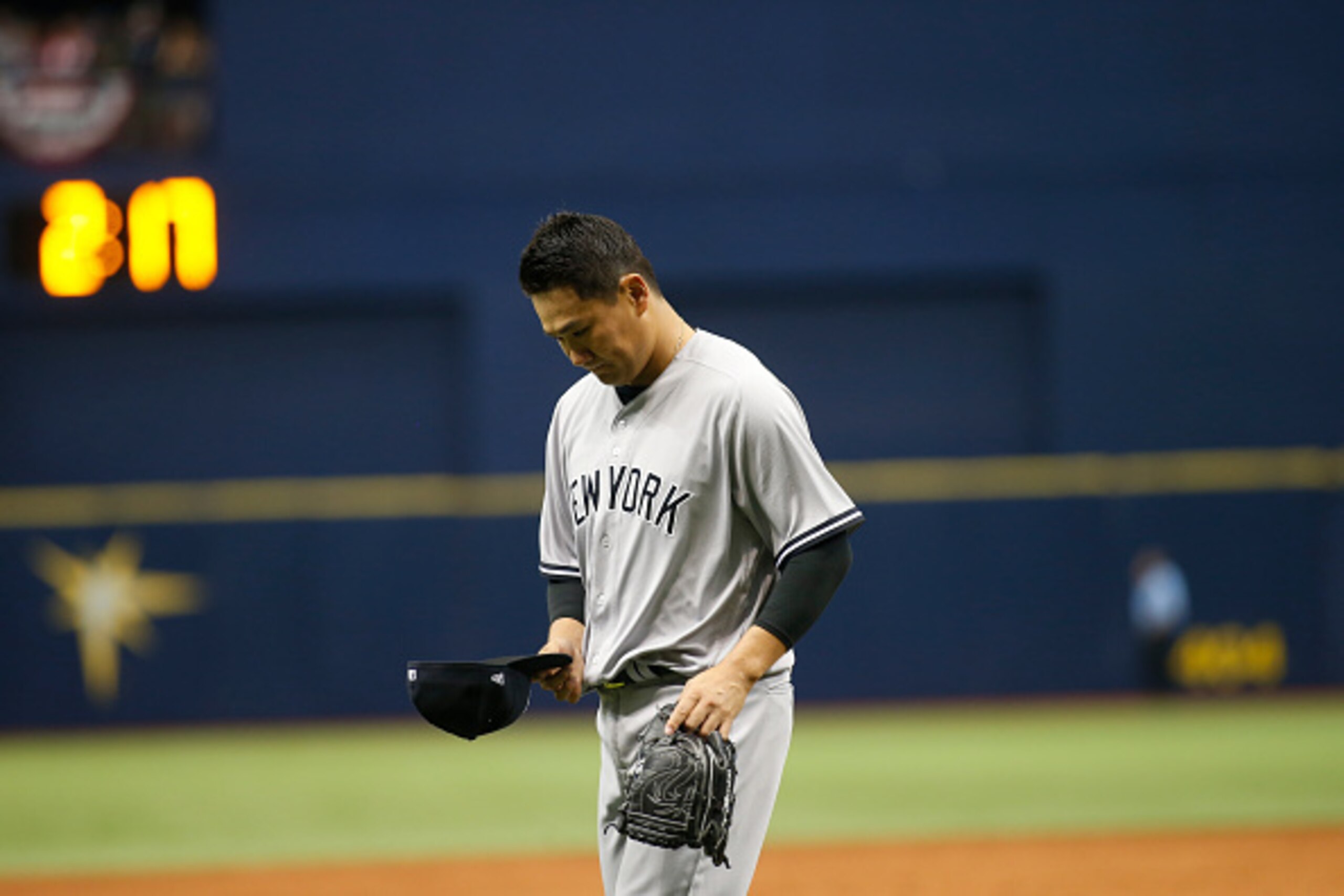 New York Yankees right-hander Masahiro Tanaka. New York Yankees right-hander Masahiro Tanaka.