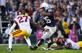 Saquon Barkley has developed into one of college football's best backs.