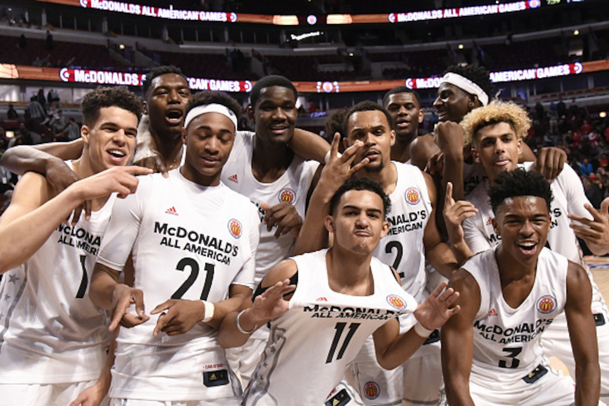 Six of the 2017 McDonald's All-Americans still haven't chosen a school. Six of the 2017 McDonald's All-Americans still haven't chosen a school.