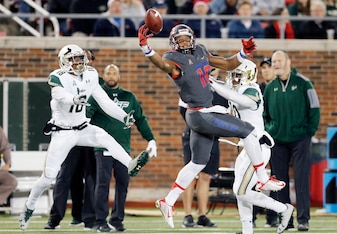 SMU's Courtland Sutton could be the first WR taken in the 2018 draft.