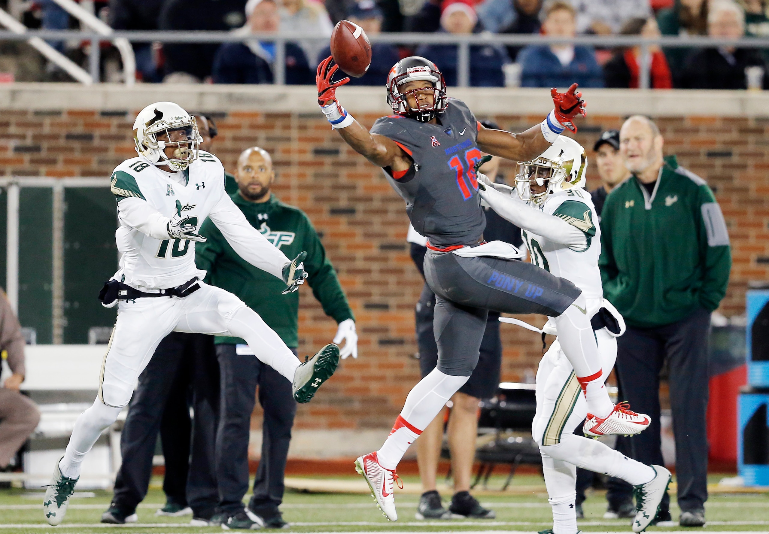 SMU's Courtland Sutton could be the first WR taken in the 2018 draft. SMU's Courtland Sutton could be the first WR taken in the 2018 draft.