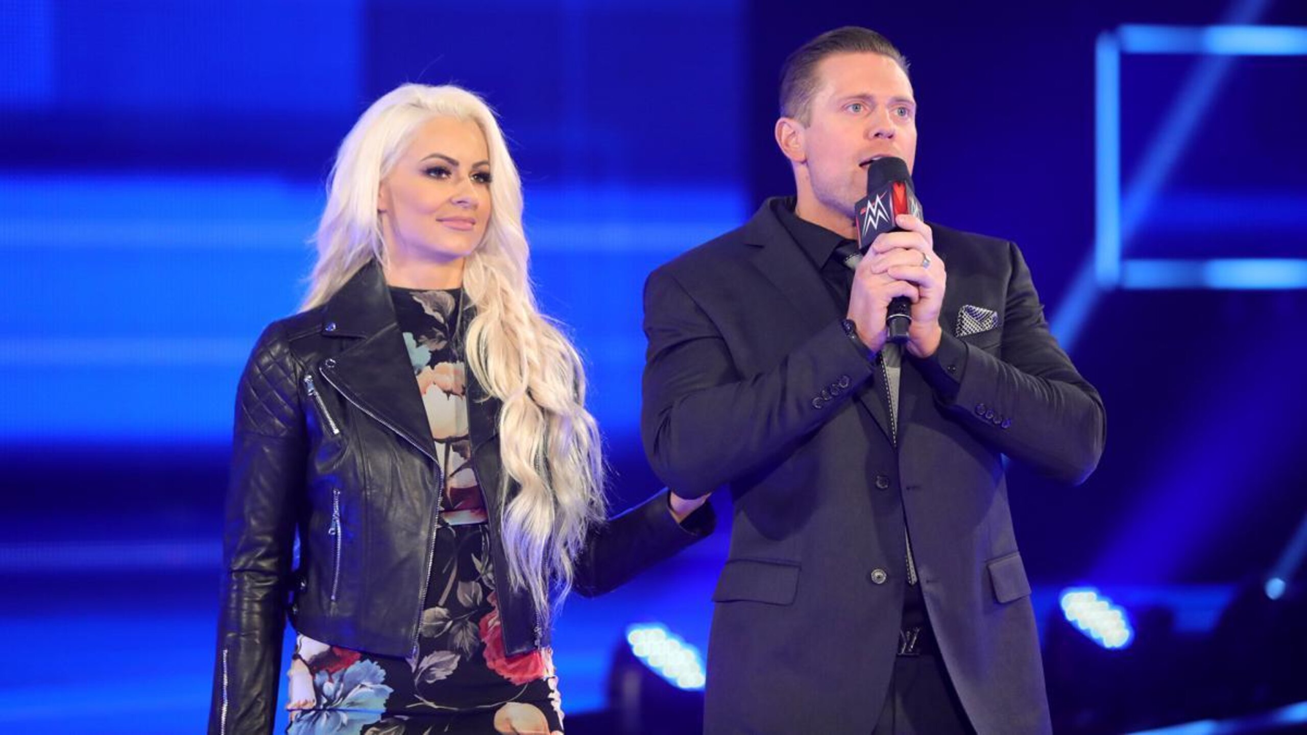 Maryse and The Miz. Maryse and The Miz.
