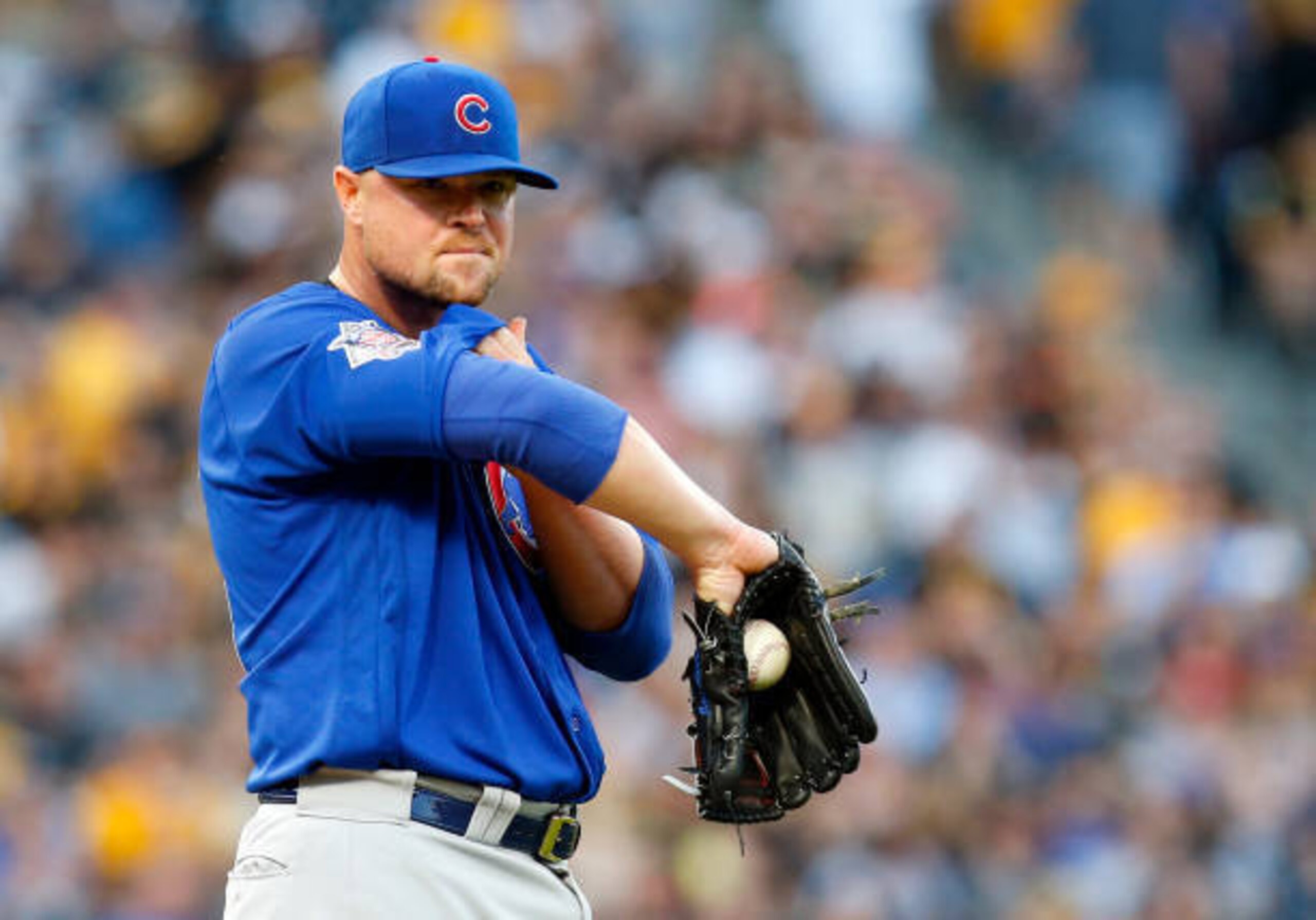 Chicago Cubs left-hander Jon Lester. Chicago Cubs left-hander Jon Lester.