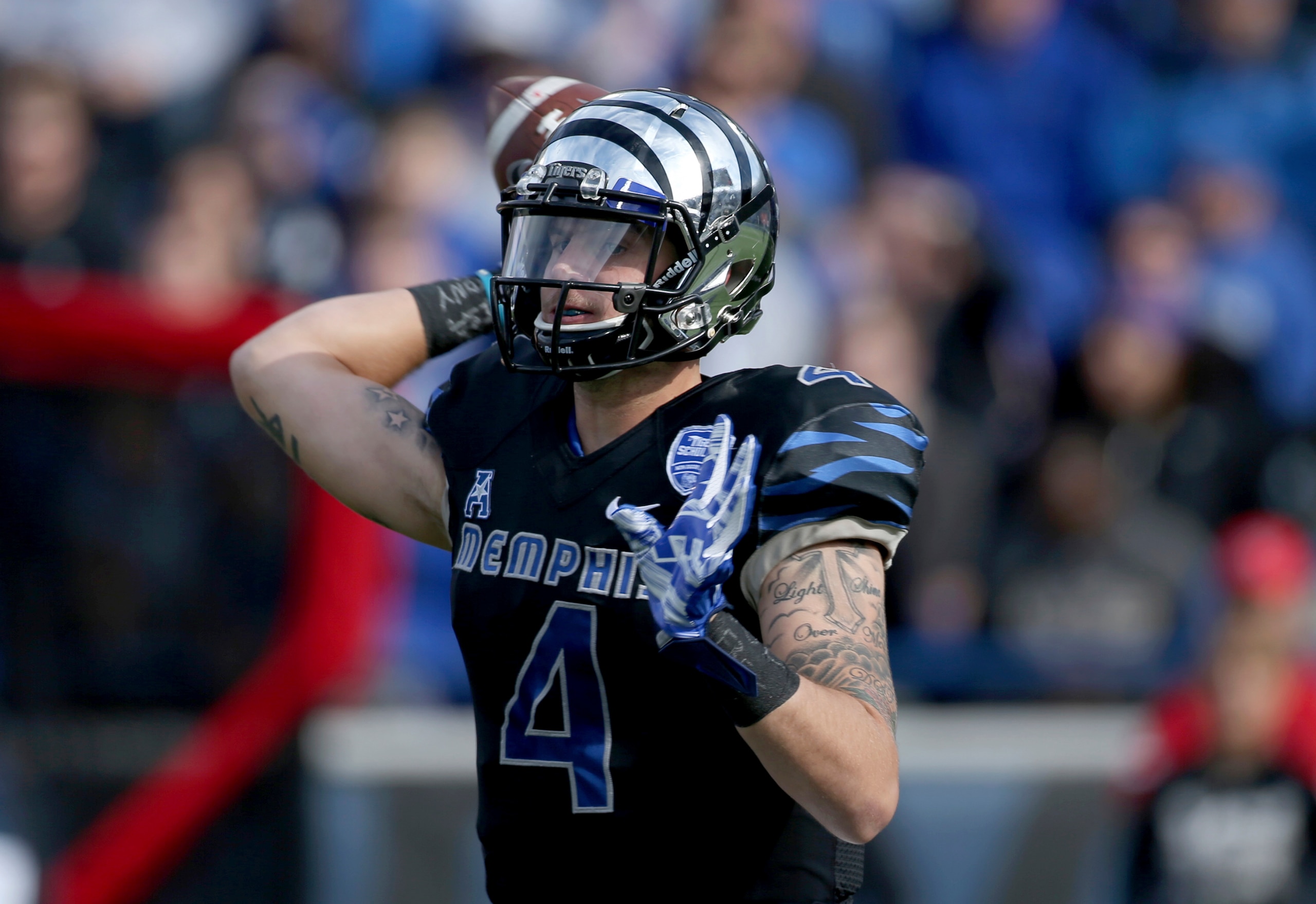 Riley Ferguson had an excellent debut season for Memphis in 2016.