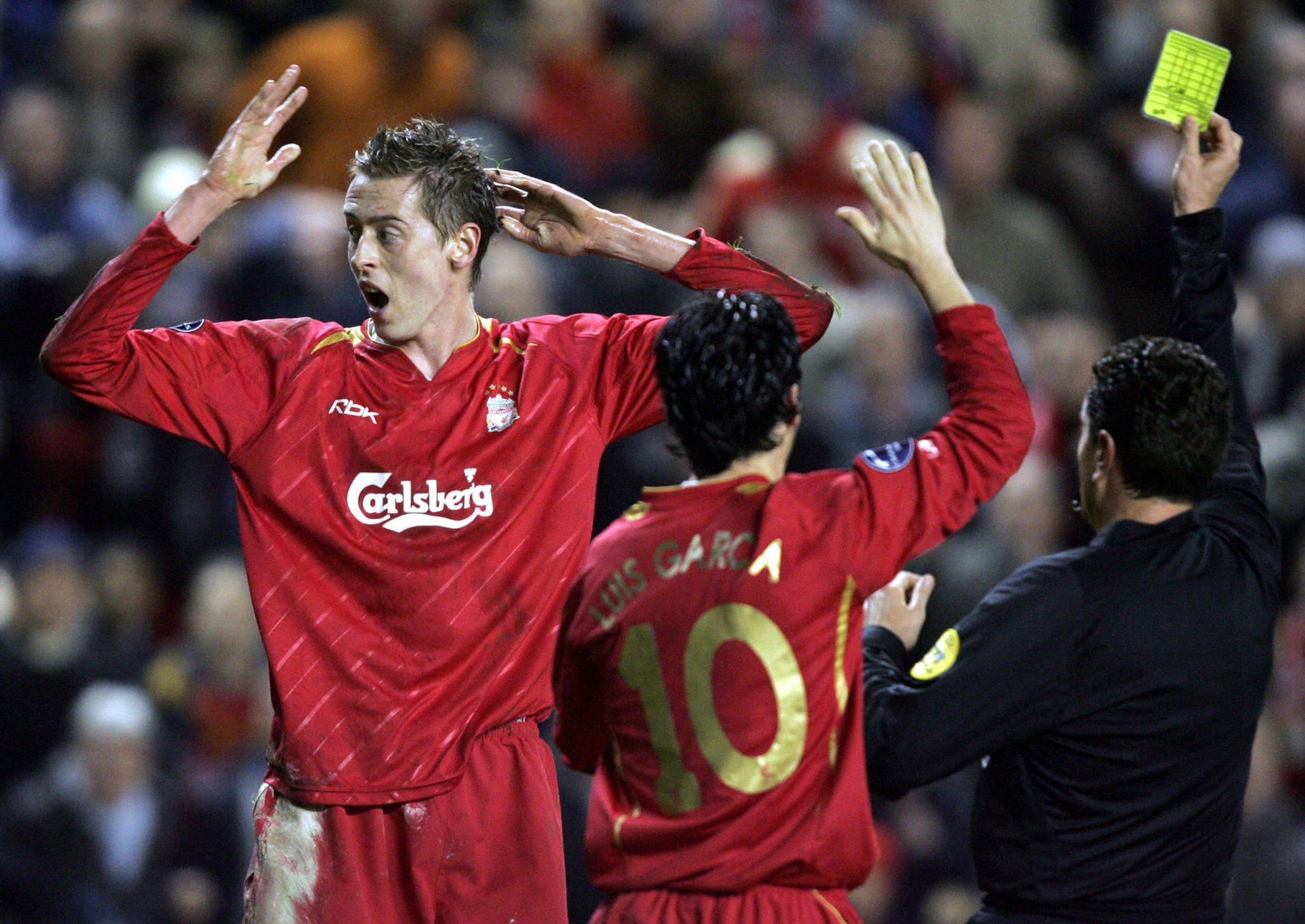 Liverpool wore a one-season special for the defence of the Champions League trophy.