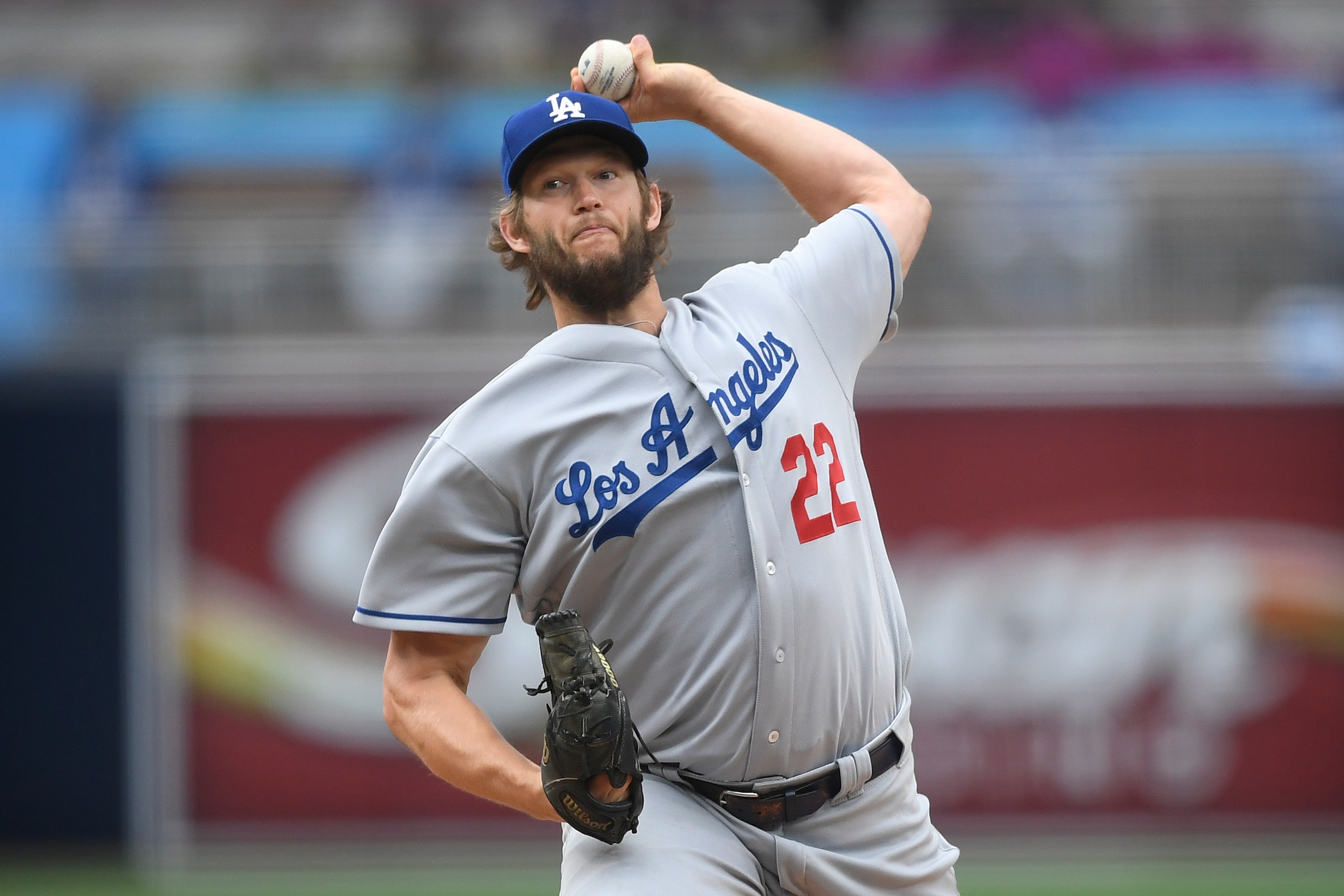 Los Angeles Dodgers left-hander Clayton Kershaw.