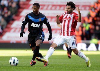 Patrice Evra making a chevron look good.