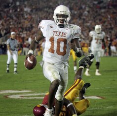 Vince Young led Texas to a wild comeback and a national championship.