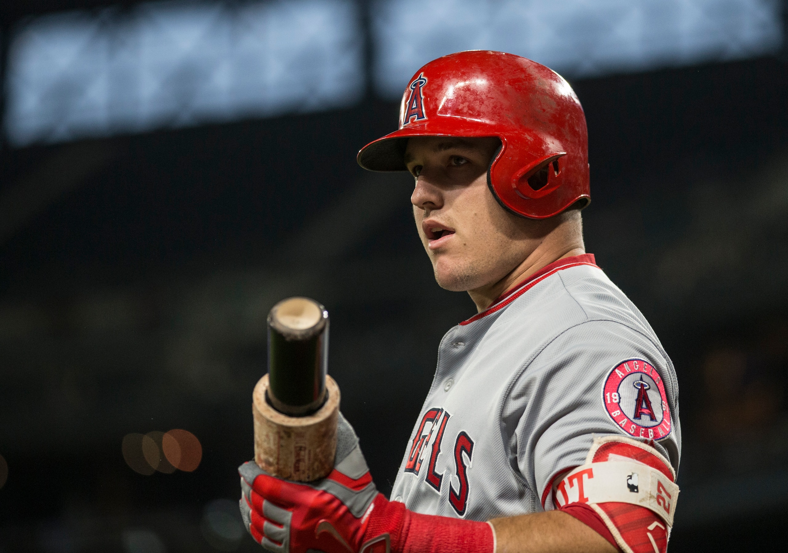 Los Angeles Angels outfielder Mike Trout.