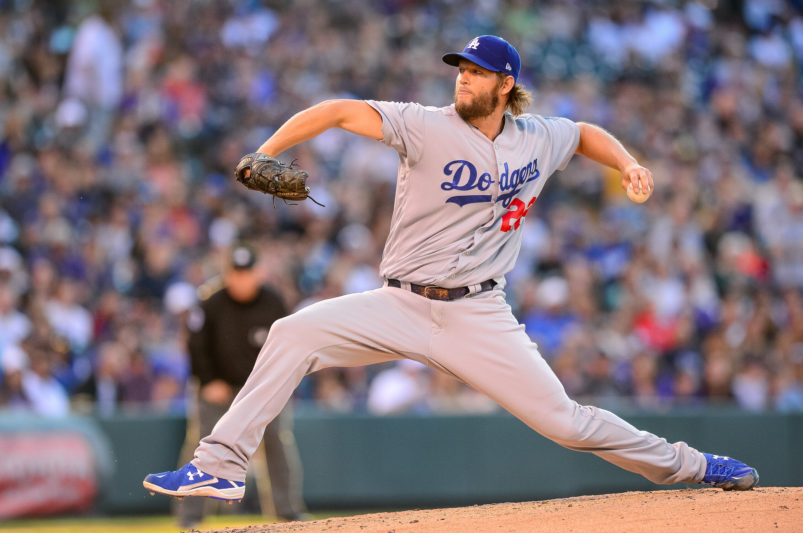 Los Angeles Dodgers left-hander Clayton Kershaw.