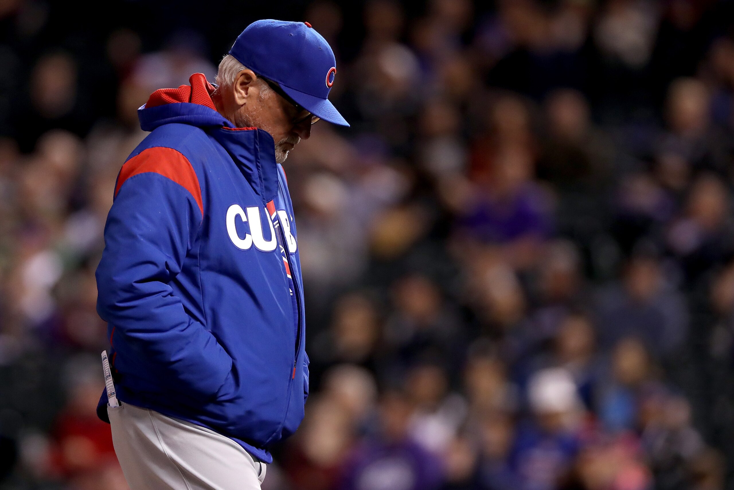 Chicago Cubs manager Joe Maddon.