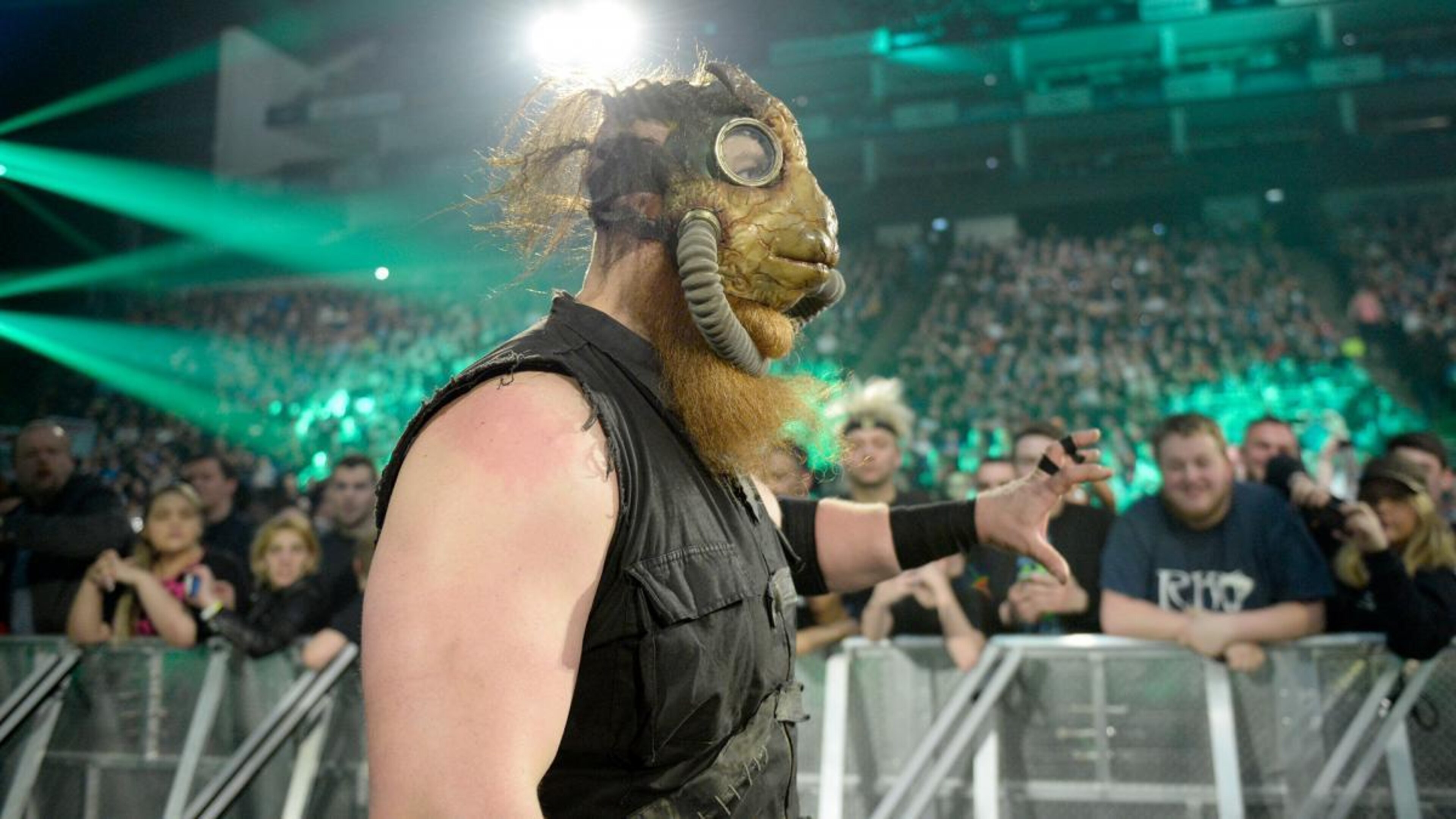 Erick Rowan can't seem to find a mask he likes for more than a few months. Erick Rowan can't seem to find a mask he likes for more than a few months.