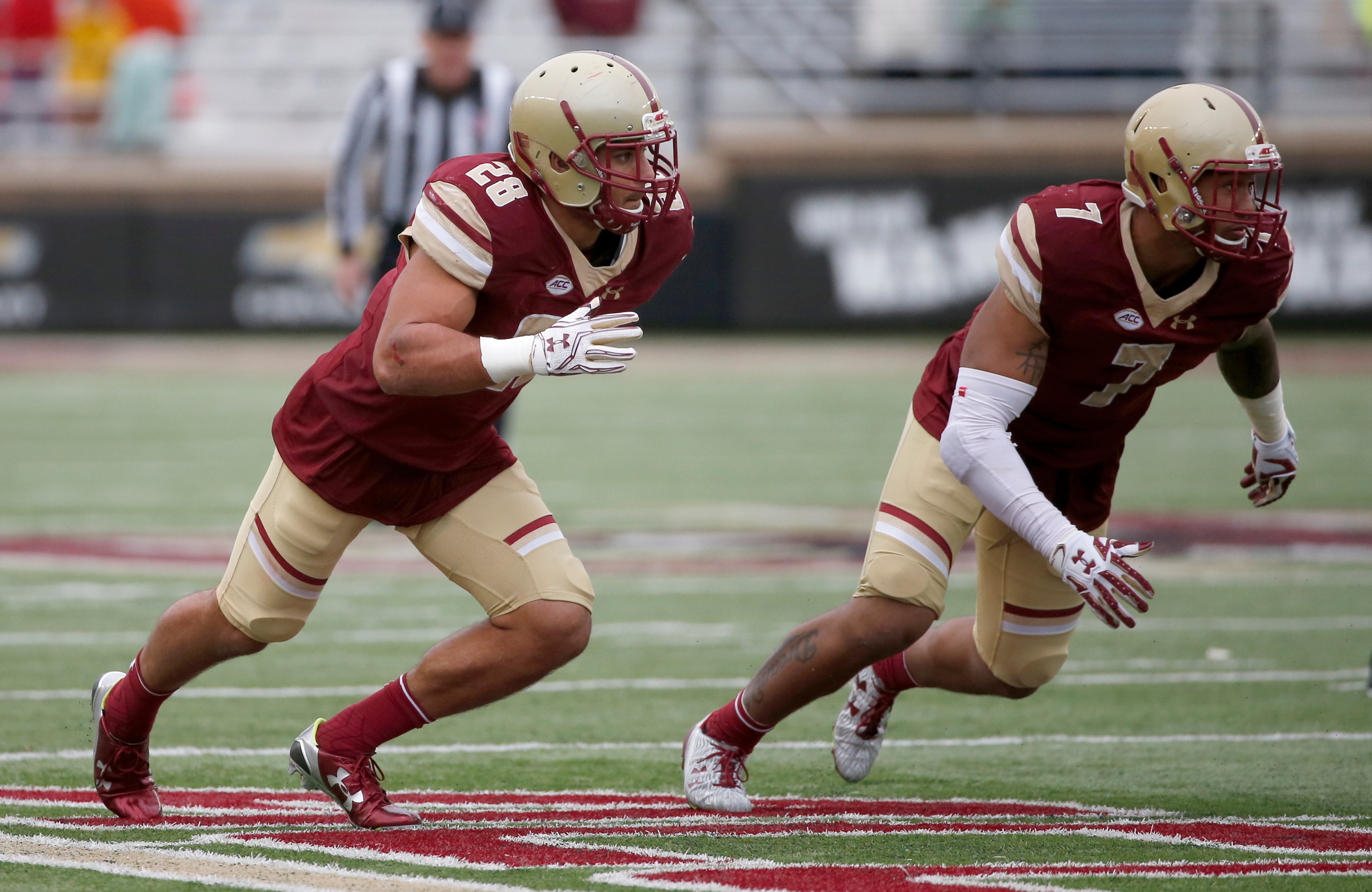 If nothing else, Boston College gets to the opposing quarterback often. If nothing else, Boston College gets to the opposing quarterback often.