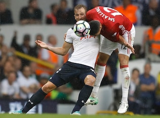 Chris Smalling has generally been unable to martial United's defense this season.