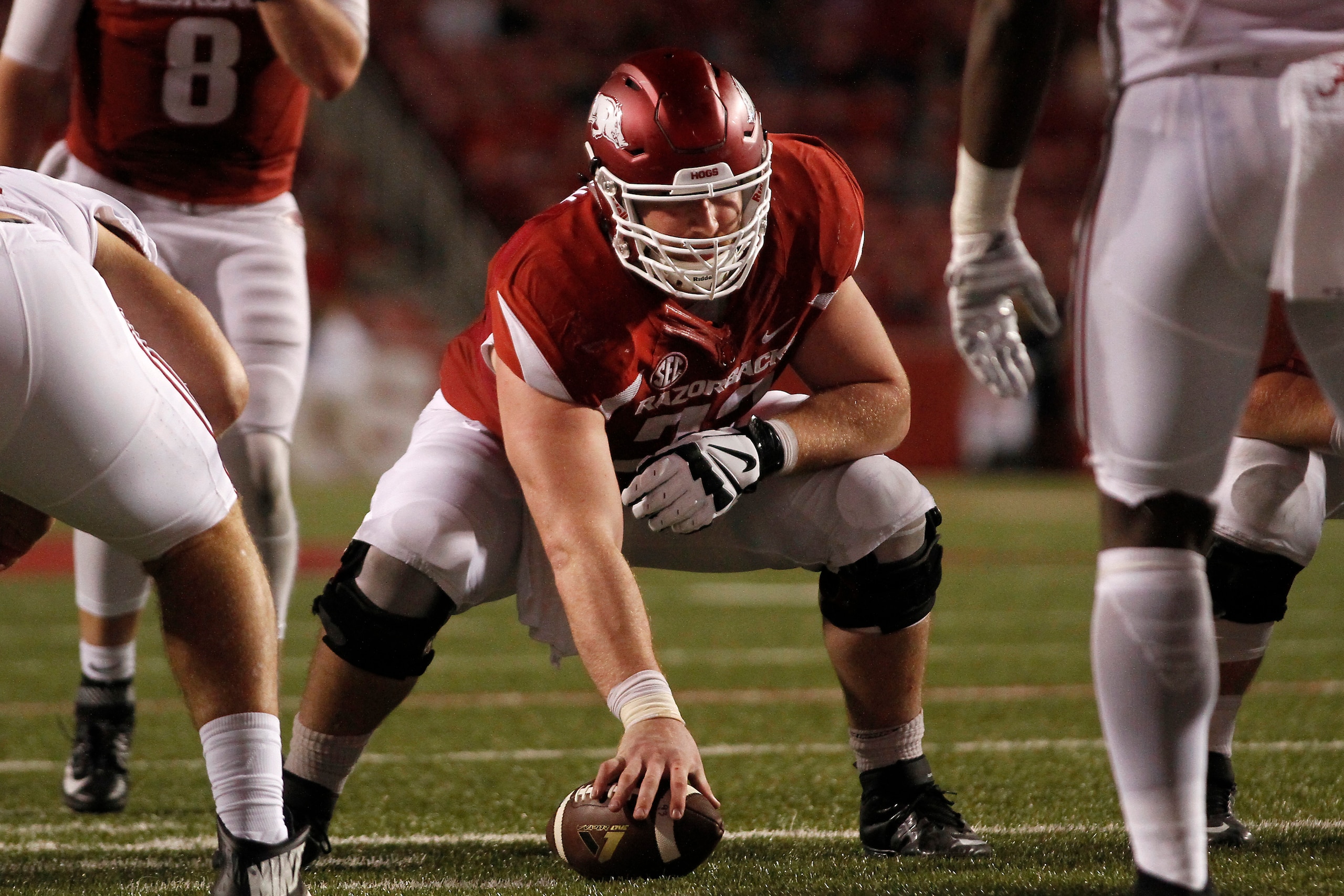 Frank Ragnow would make a great centerpiece on this offensive line.