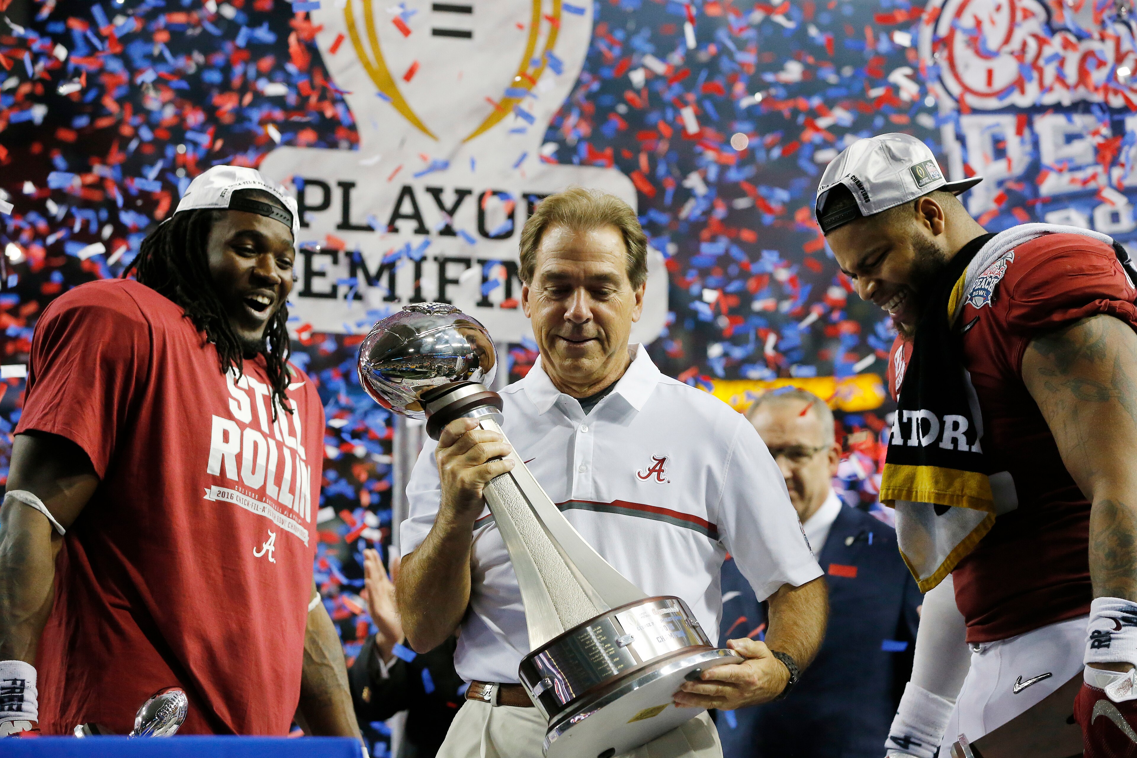 With five national championships, Nick Saban is making his mark as one of college football's all-time greats.
