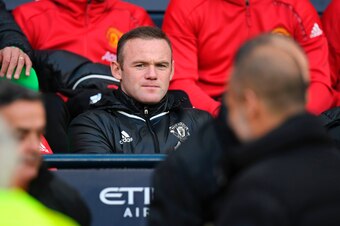 The bench was a familiar location for Wayne Rooney this season.