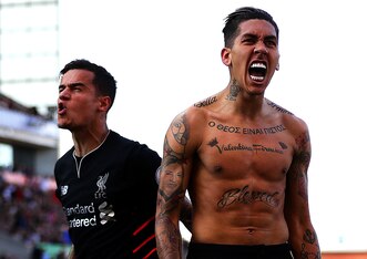 Philippe Coutinho and Roberto Firmino both managed double figures in 2016/17.