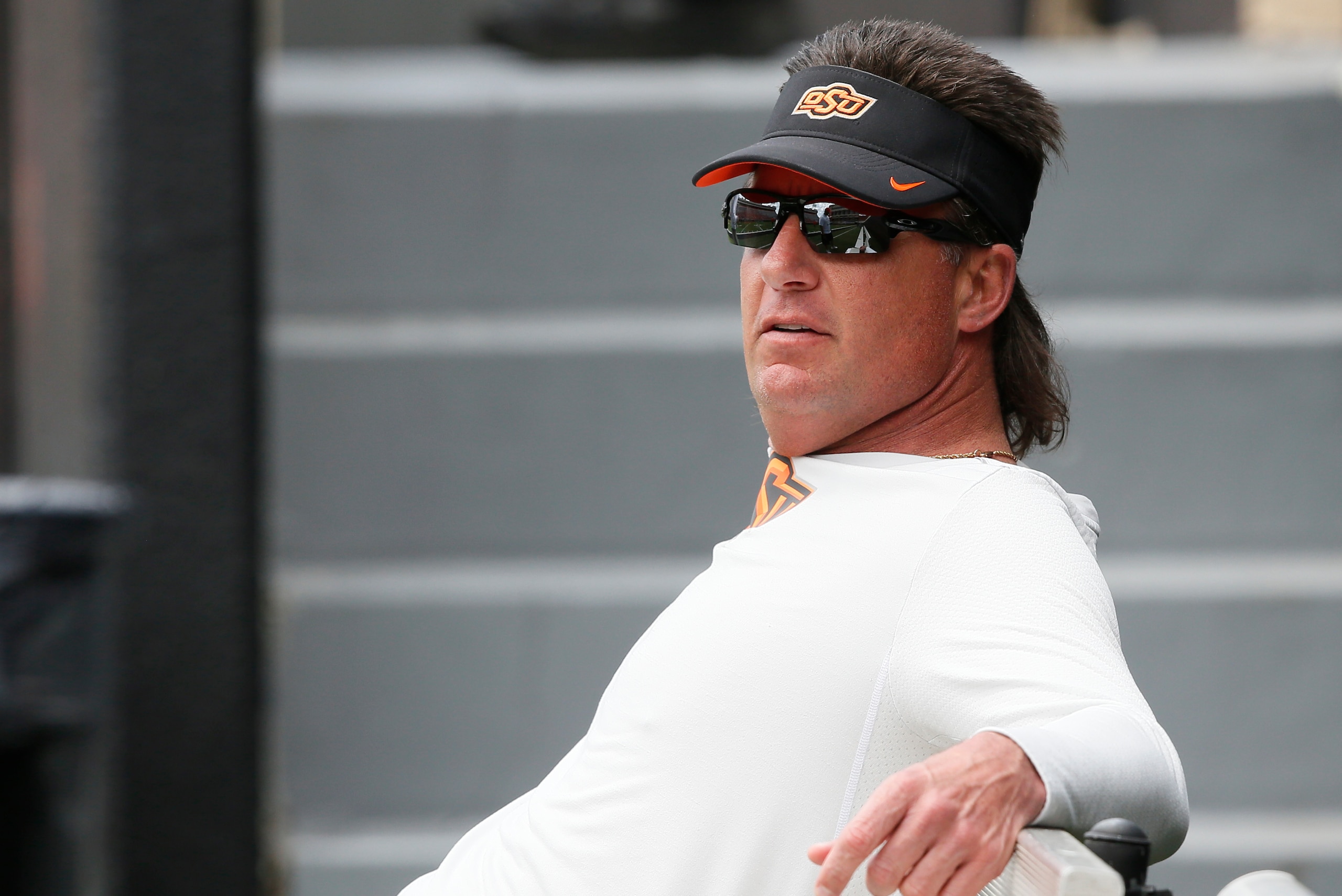 We promise the power of Mike Gundy's mullet had nothing to do with Oklahoma's ranking.