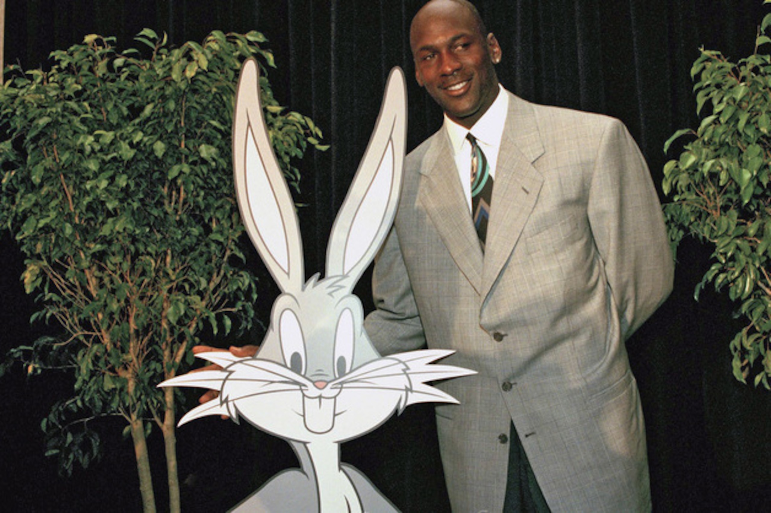 Michael Jordan and Bugs Bunny