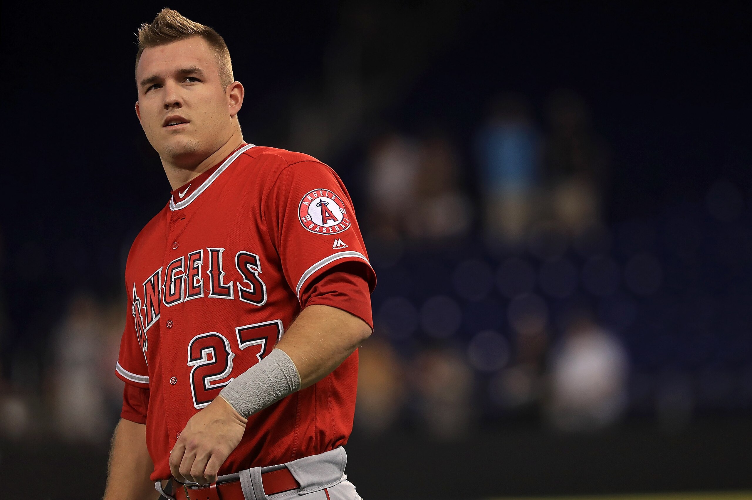 Los Angeles Angels outfielder Mike Trout.