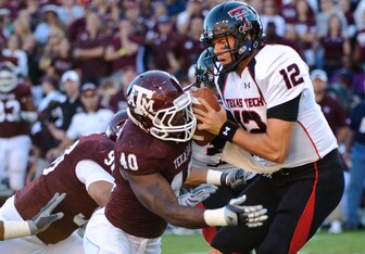 Von Miller paid a lot of visits to opposing quarterbacks while at Texas A&M.