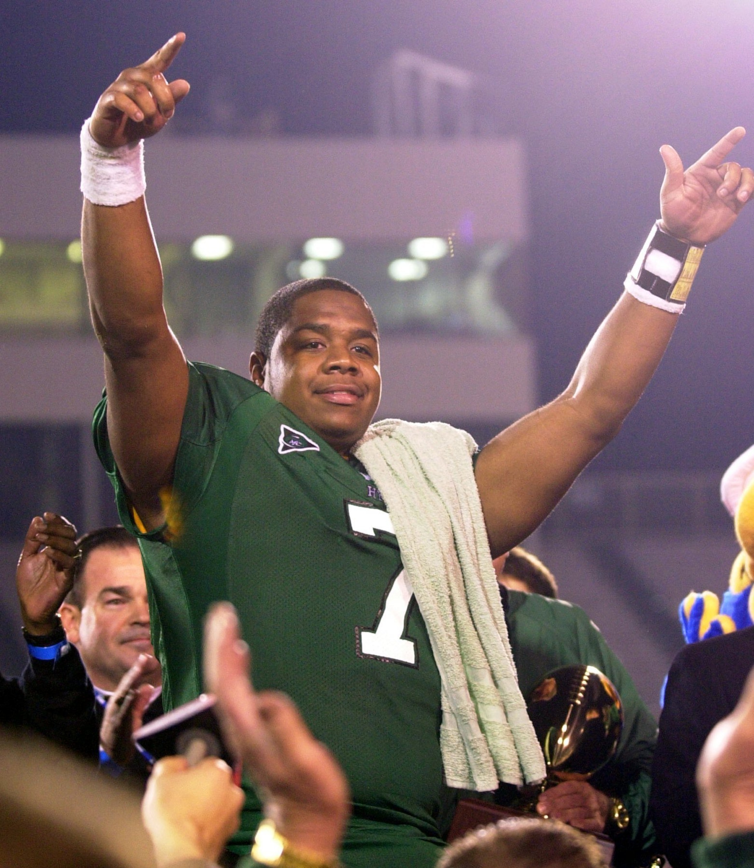 Byron Leftwich and Marshall had multiple games to remember in the GMAC Bowl.