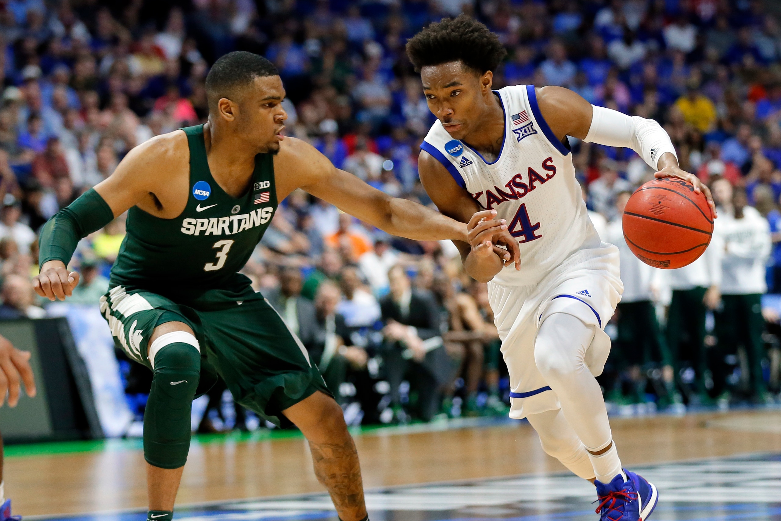If Michigan State and Kansas meet in the NCAA tournament again in 2018, there will be more on the line than a spot in the Sweet 16.