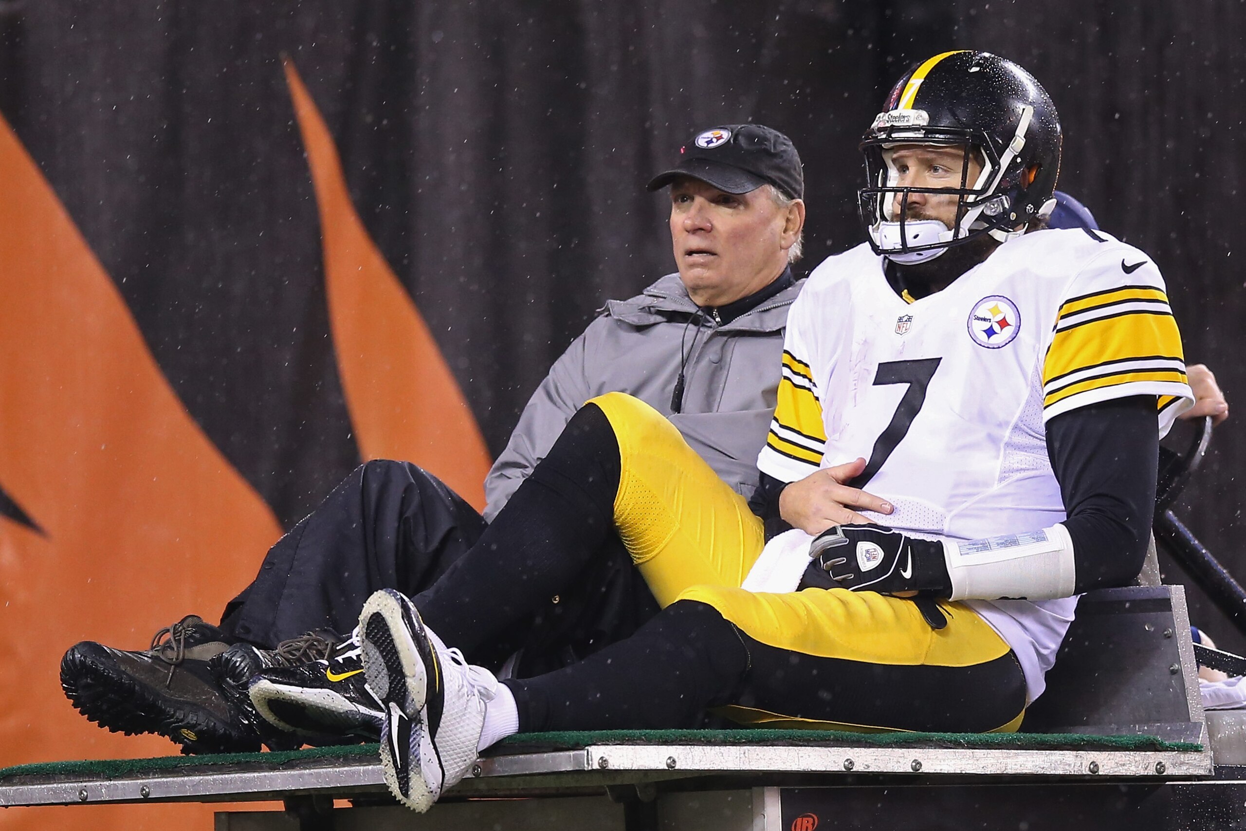 A sight like this could dash the Steelers' hopes of repeating as AFC North champions this year.