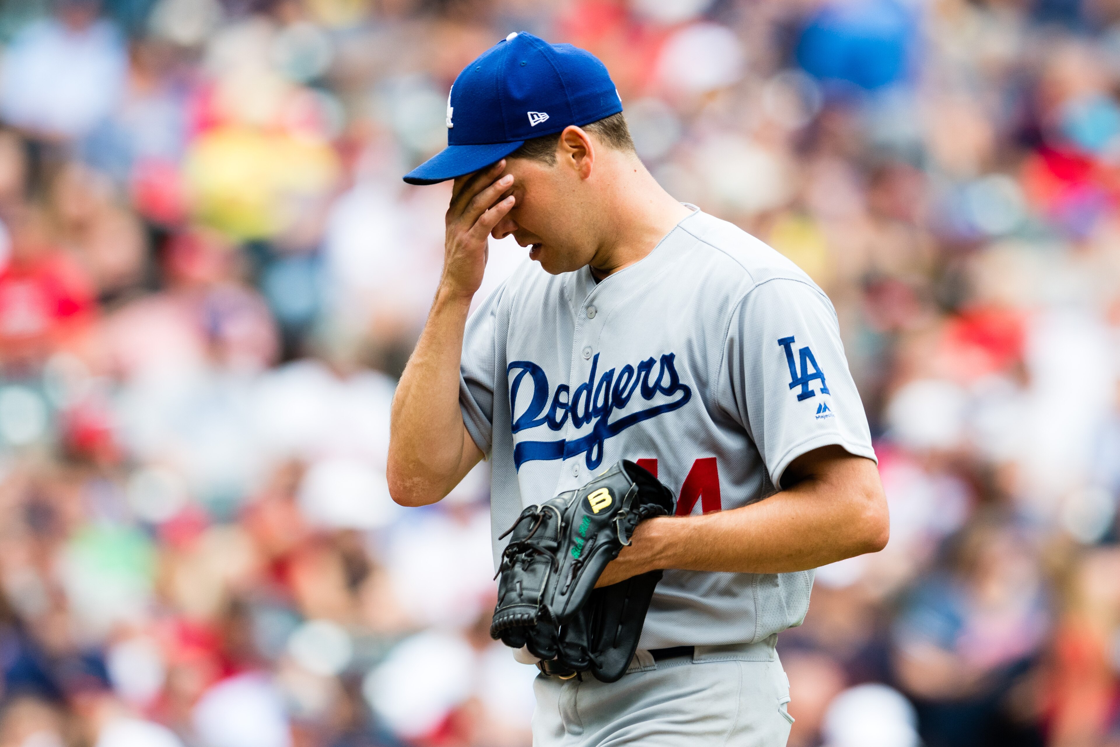 Rich Hill has not found the strike zone after returning from early blisters.