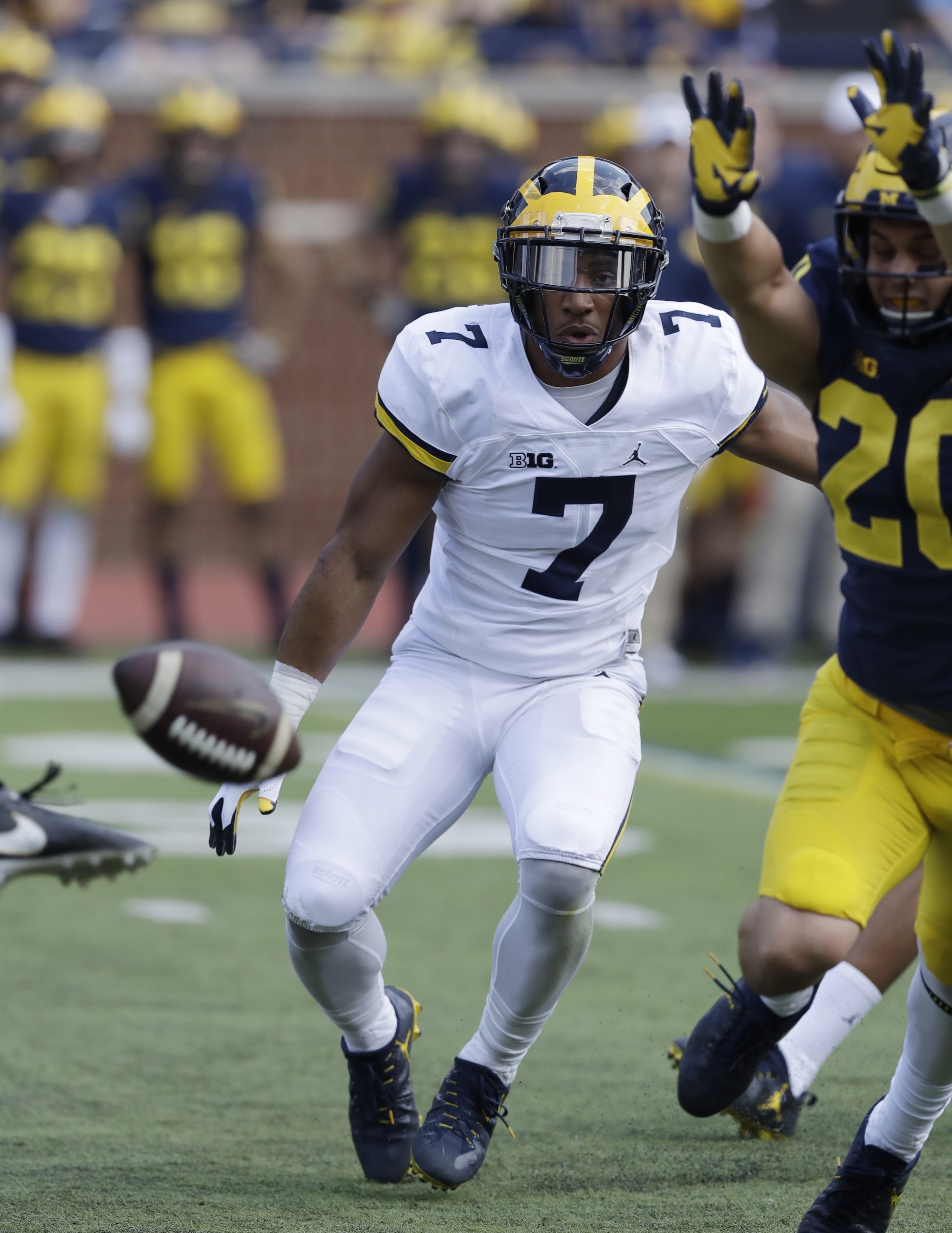 Khaleke Hudson faces a big challenge in replacing Jabrill Peppers this fall.