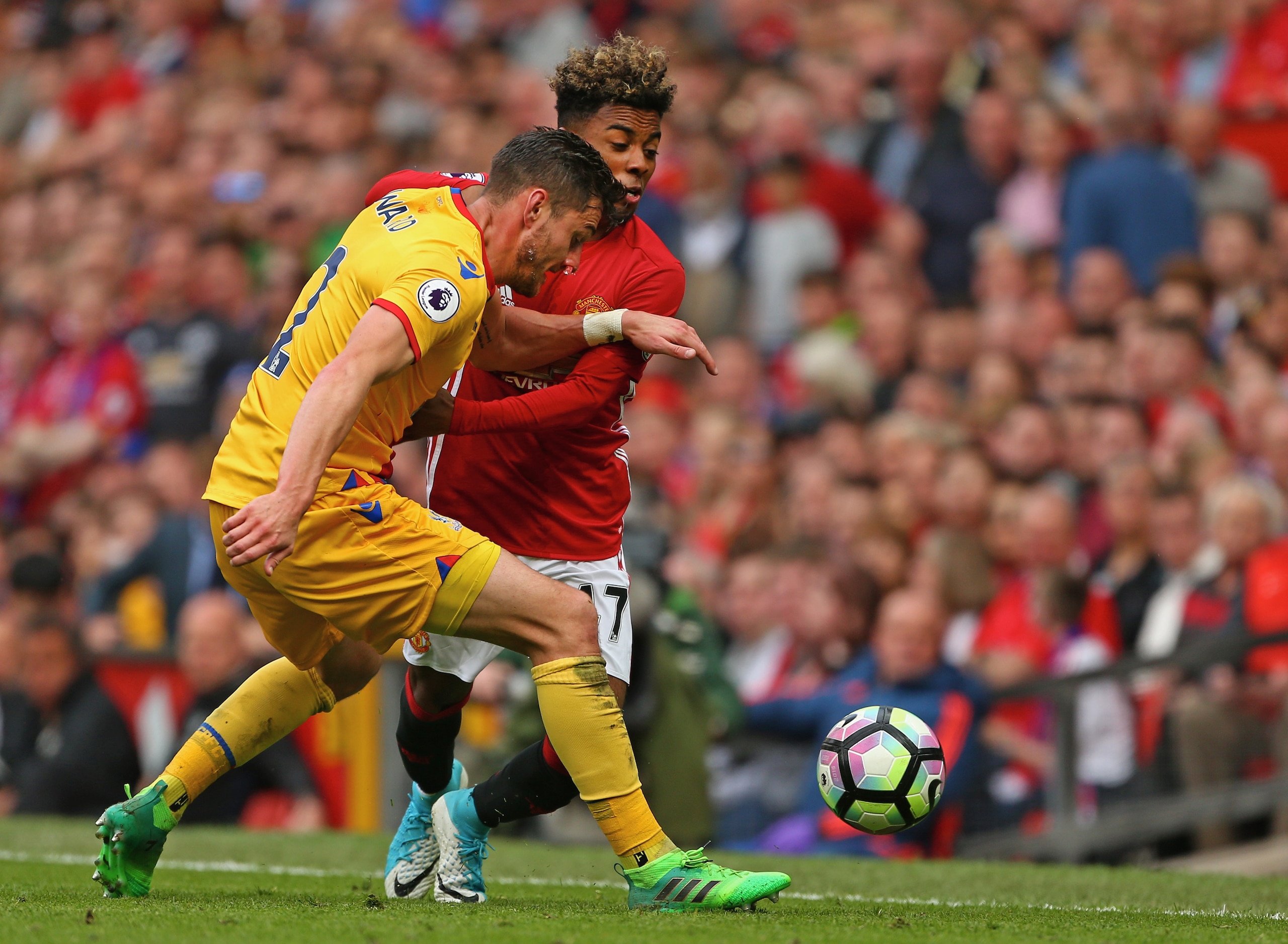 Angel Gomes did not look overawed on his debut at just 16 years old.