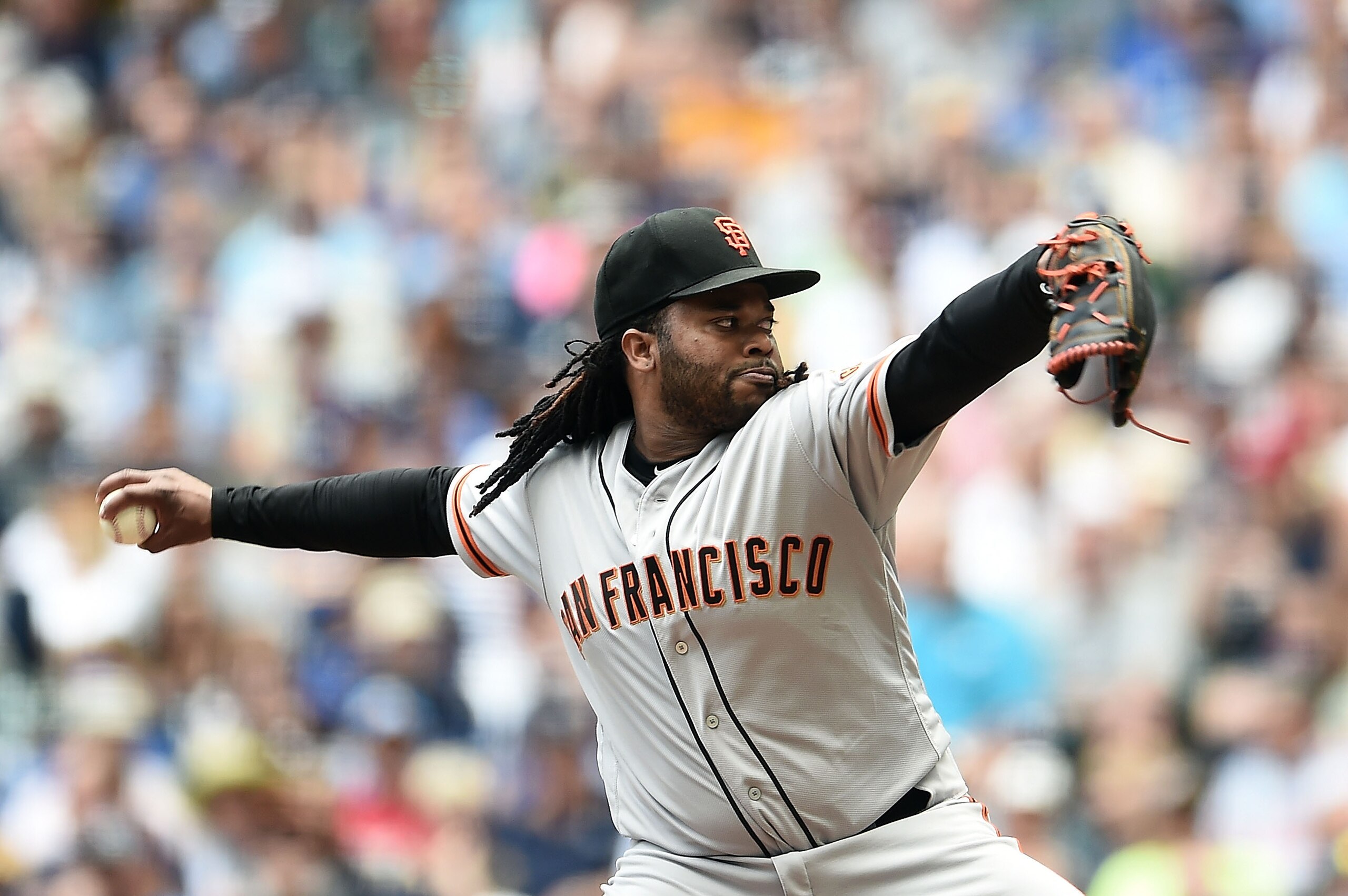 San Francisco Giants right-hander Johnny Cueto.