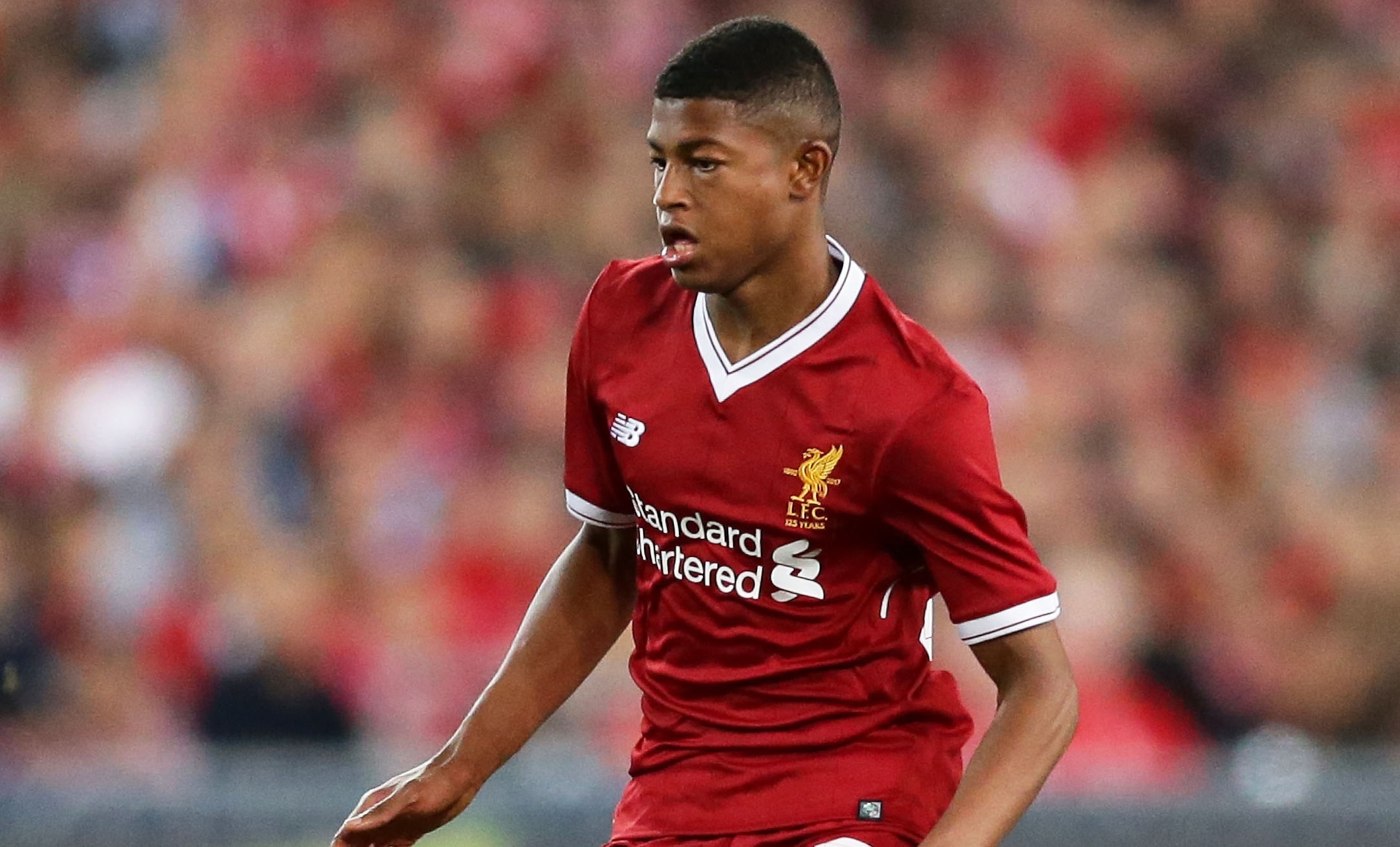 Rhian Brewster had a taste of Premier League life after being named on the bench.