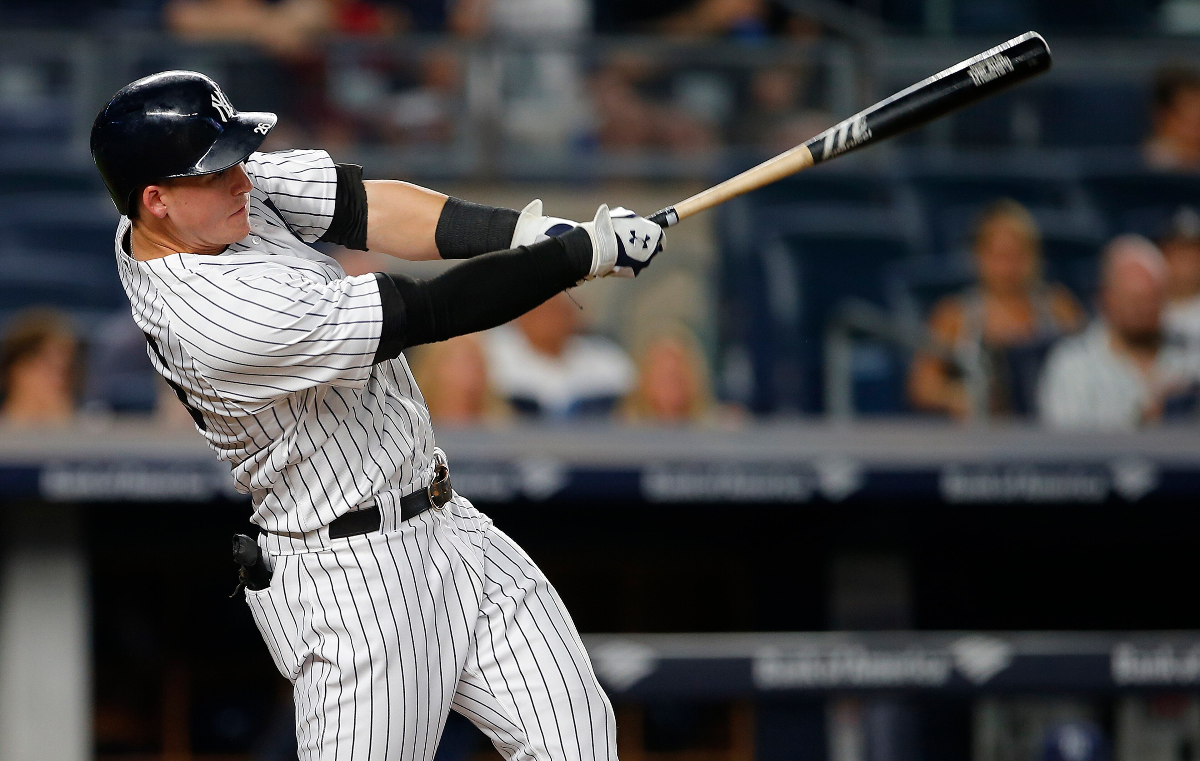 The Yankees need reinforcements at first base, and Tyler Austin is healthy from a preseason leg injury. The Yankees need reinforcements at first base, and Tyler Austin is healthy from a preseason leg injury.
