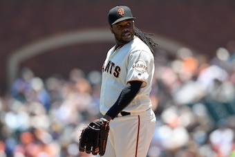 San Francisco Giants right-hander Johnny Cueto.