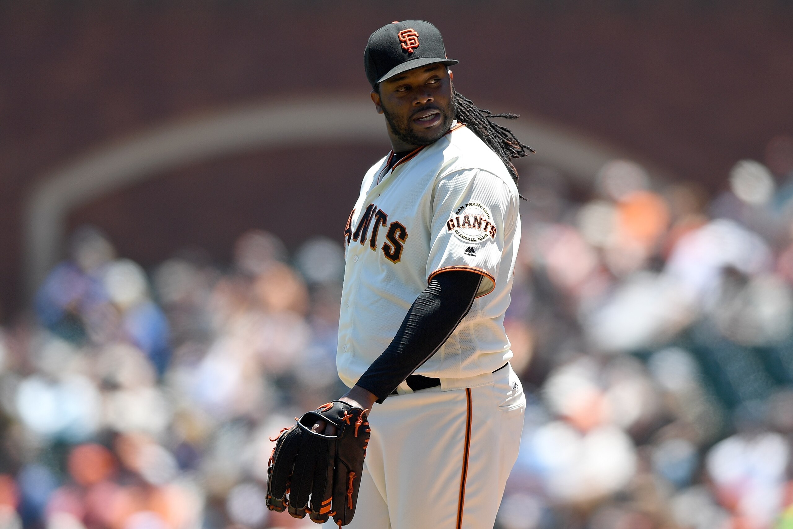 San Francisco Giants right-hander Johnny Cueto.