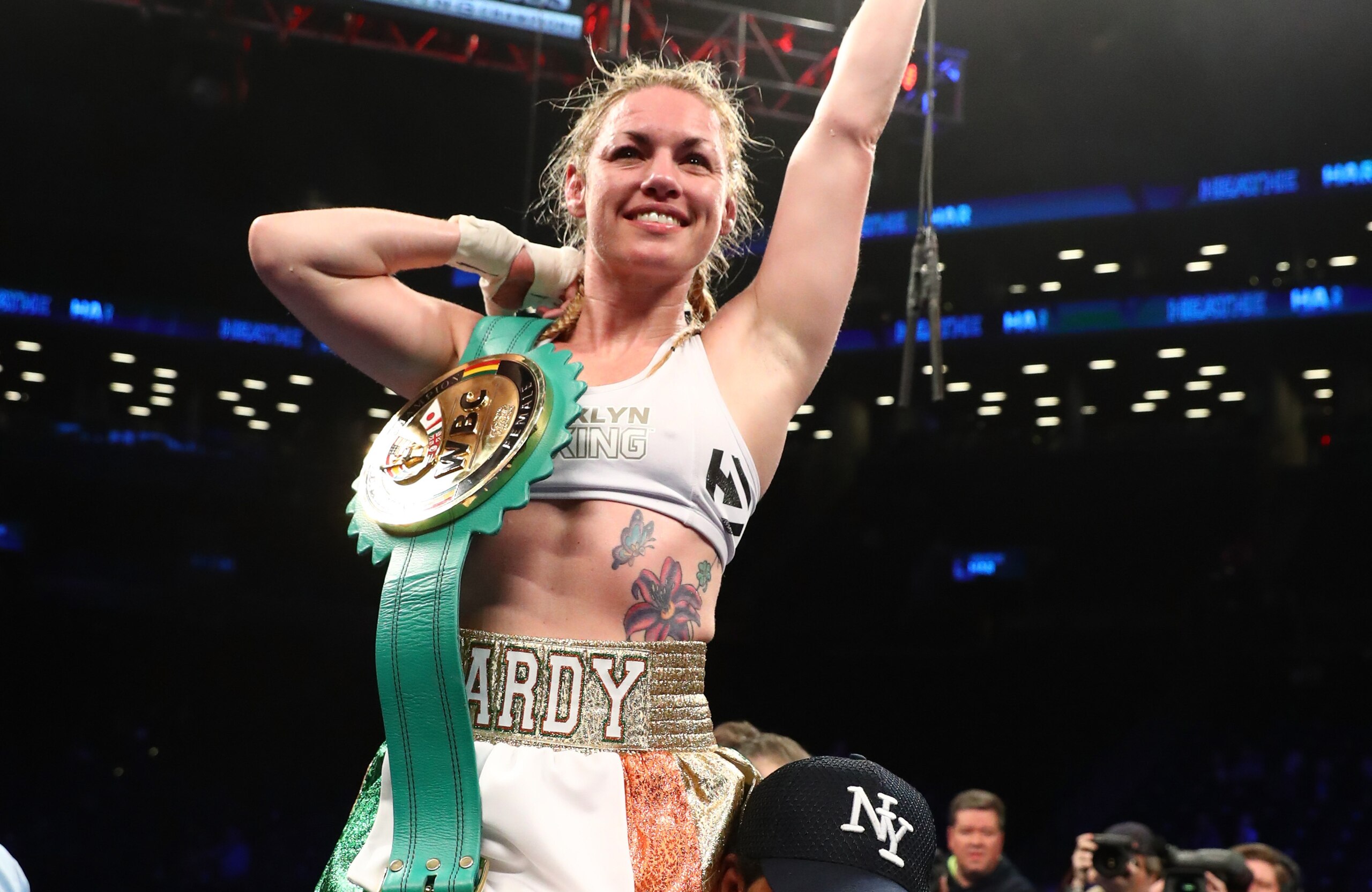 Heather Hardy made a successful leap from the ring to the cage.
