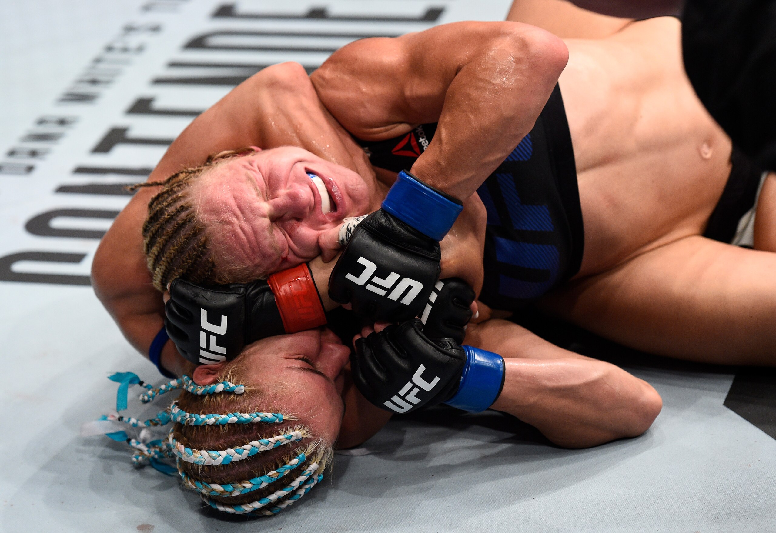Felice Herrig smothered, and nearly strangled, Justine Kish.