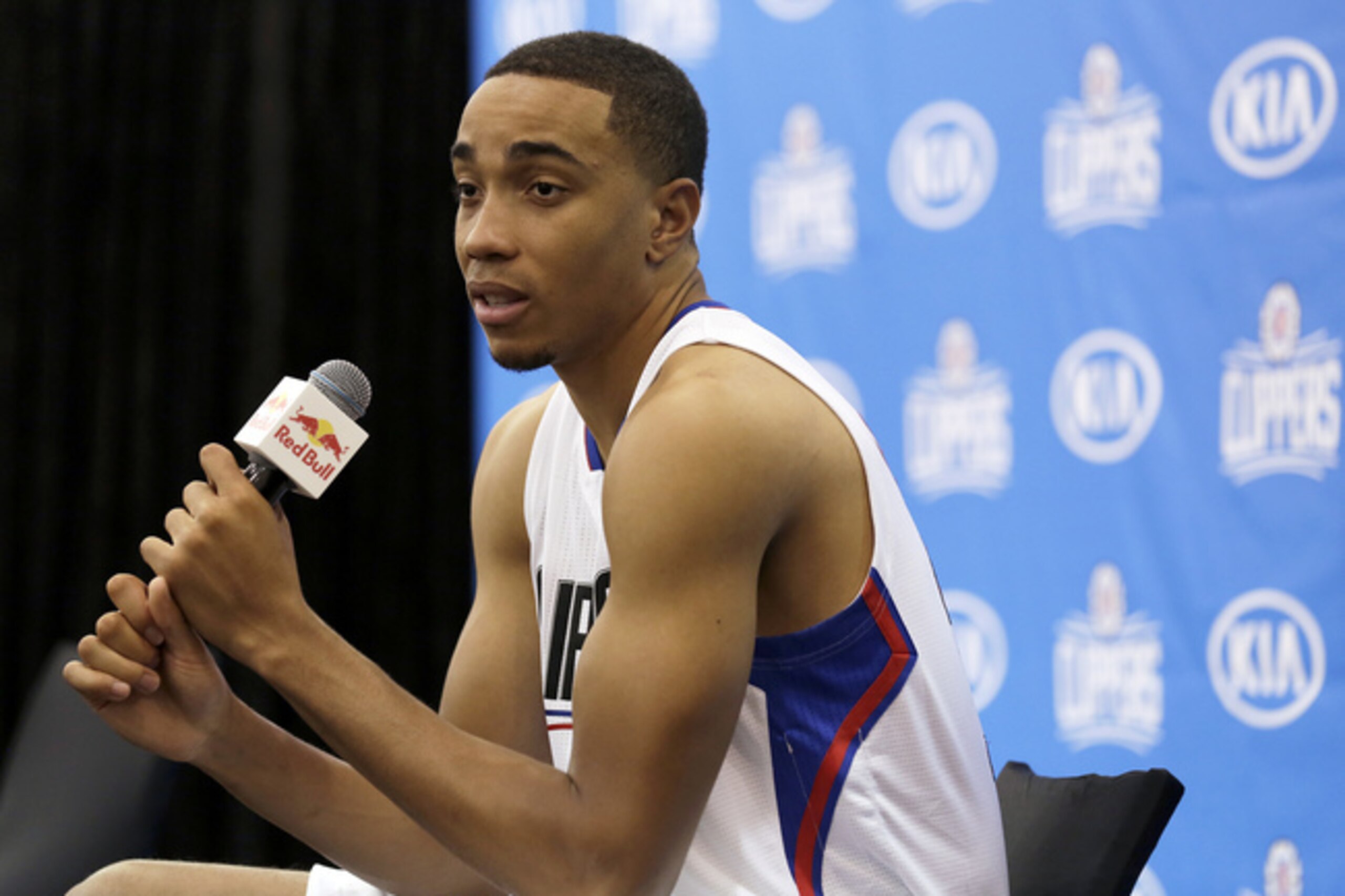 Brice Johnson at Clippers Media Day. Brice Johnson at Clippers Media Day.
