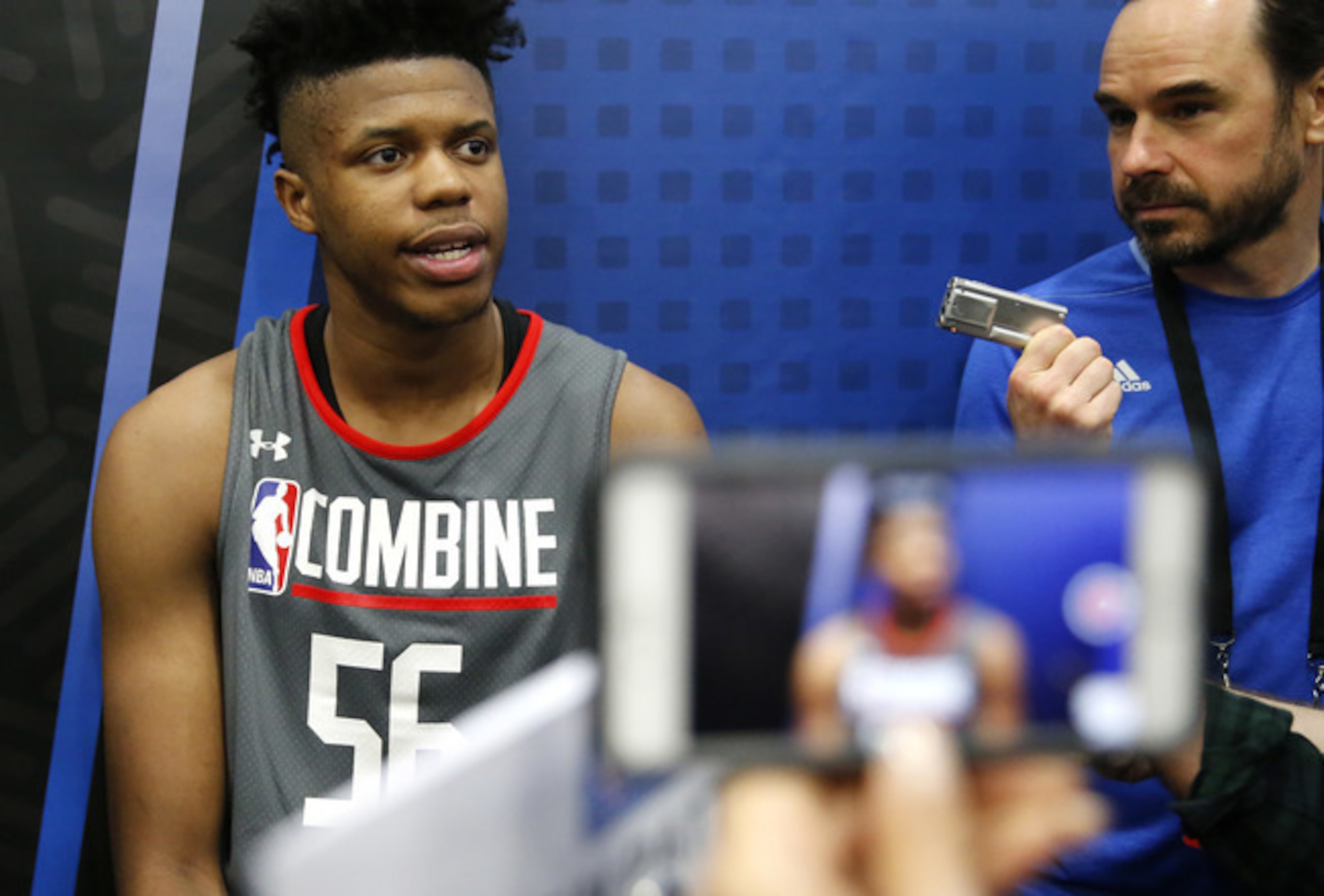 Justin Patton at the NBA Draft Combine.