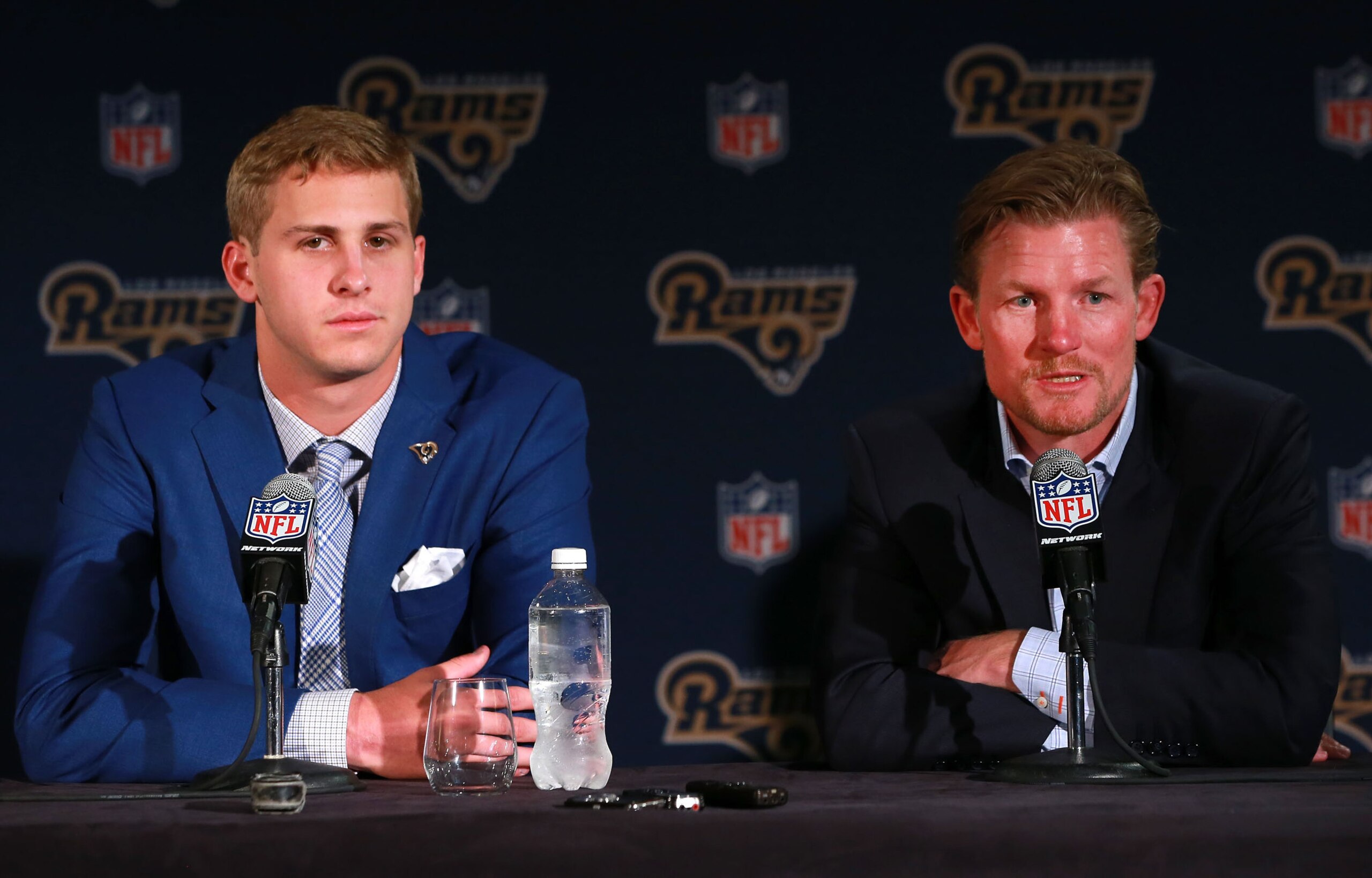 Rams general manager Les Snead needs top 2016 pick Jared Goff to come through in 2017.