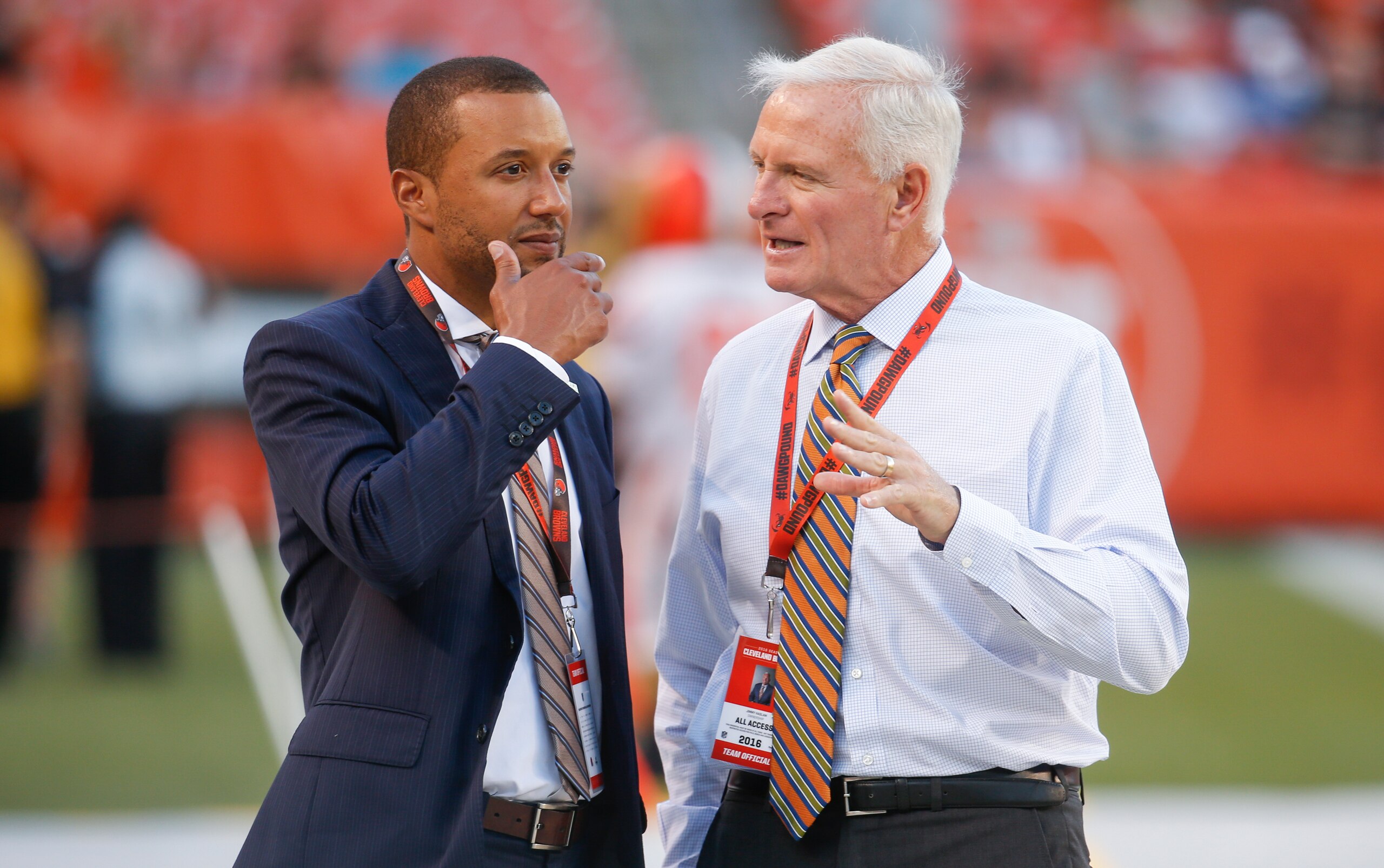 General manager Sashi Brown is trying to deliver for Browns owner Jimmy Haslam.