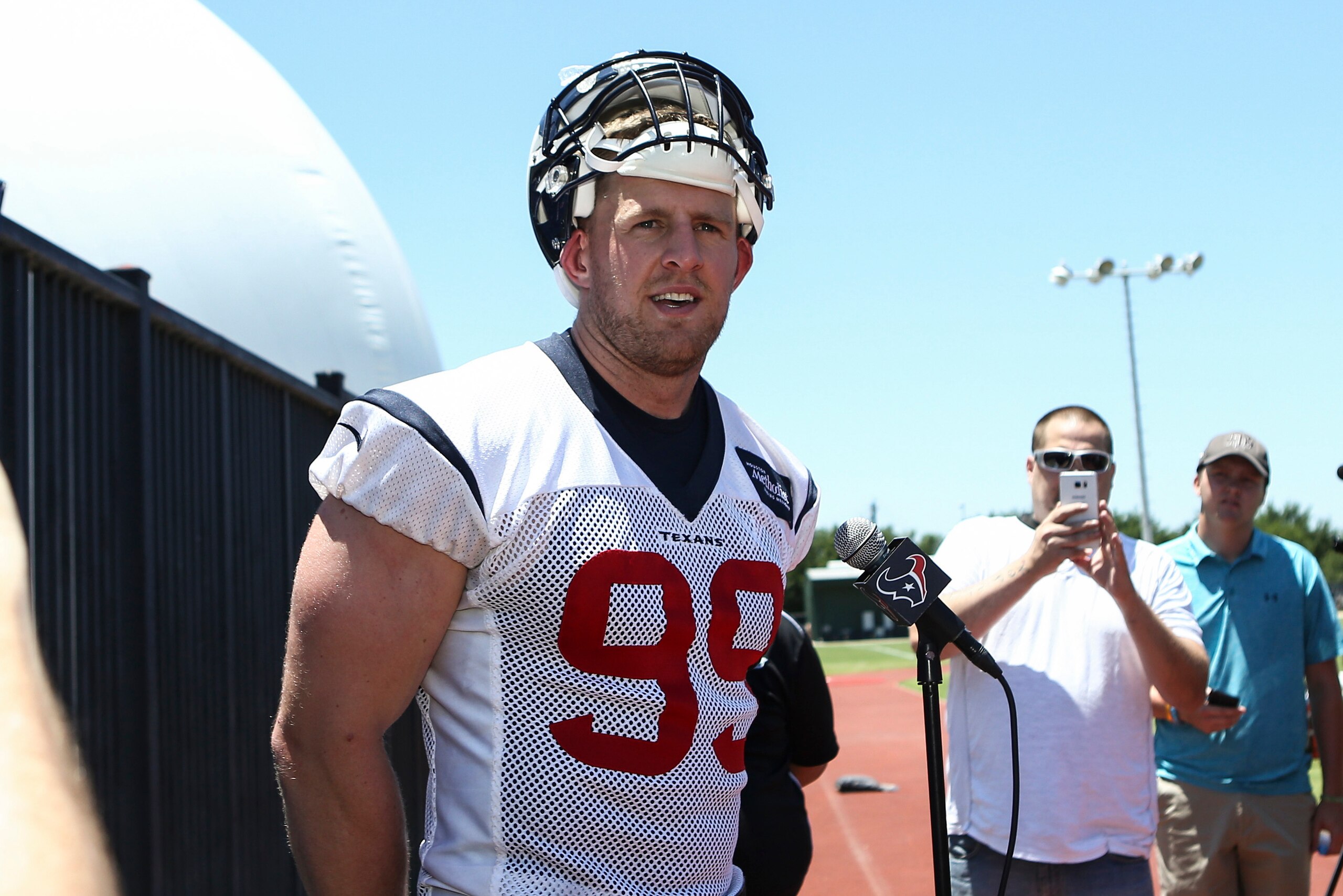 J.J. Watt is back.